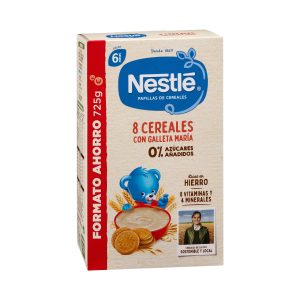 Papilla 8 cereales con galleta María Nestlé +6 meses - 001