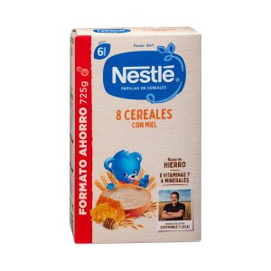 Papilla 8 cereales con miel Nestlé +6 meses - 001