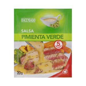 Salsa pimienta verde Hacendado - 001