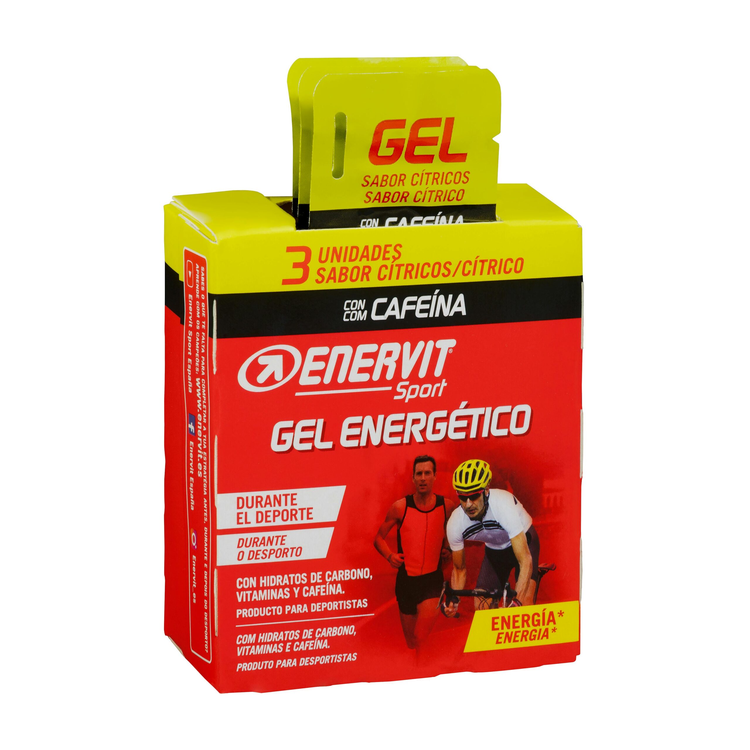 Gel energético con cafeína Enervit Sport sabor cítricos