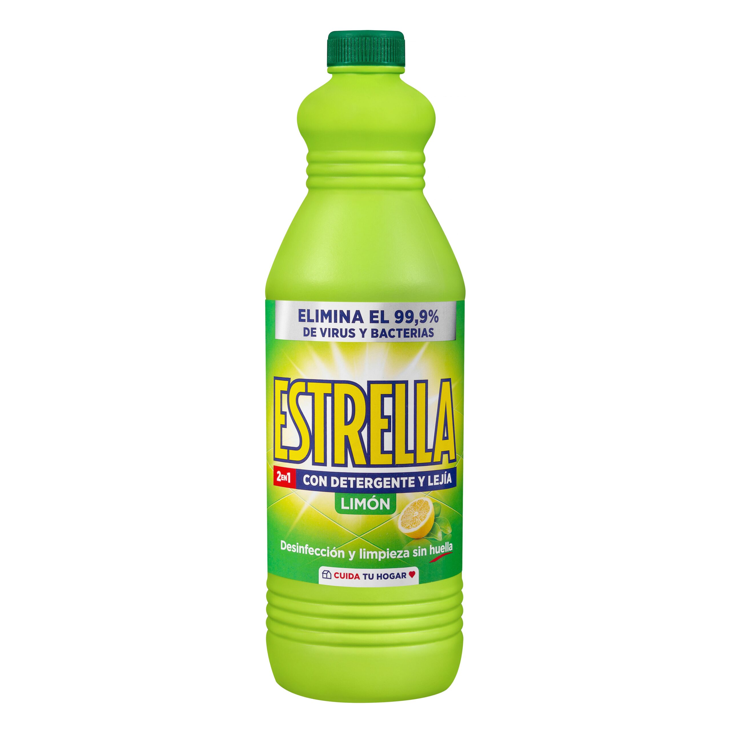 Lejía con detergente 2 en 1 Estrella limón