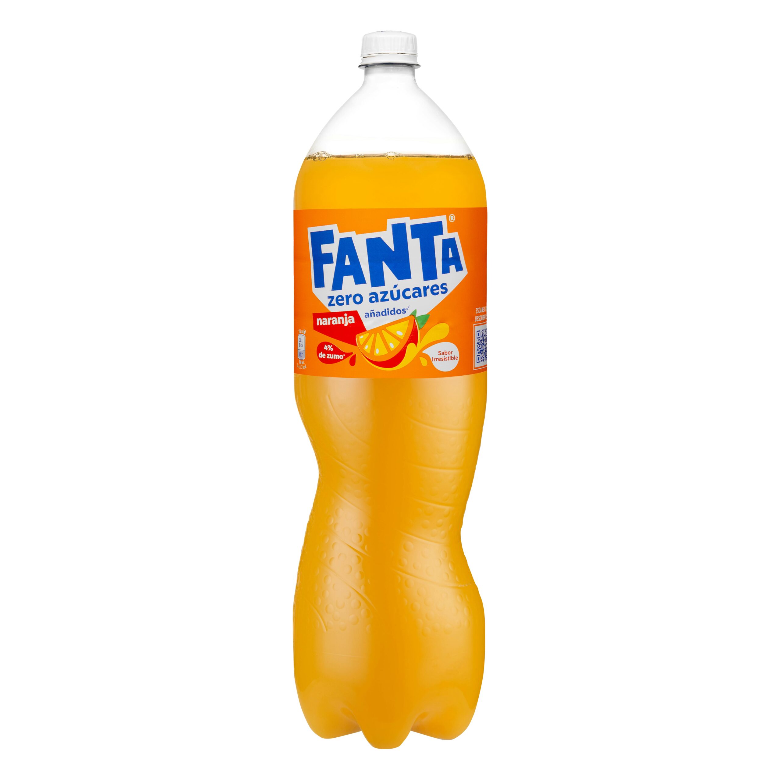 Refresco Fanta naranja zero azúcares añadidos