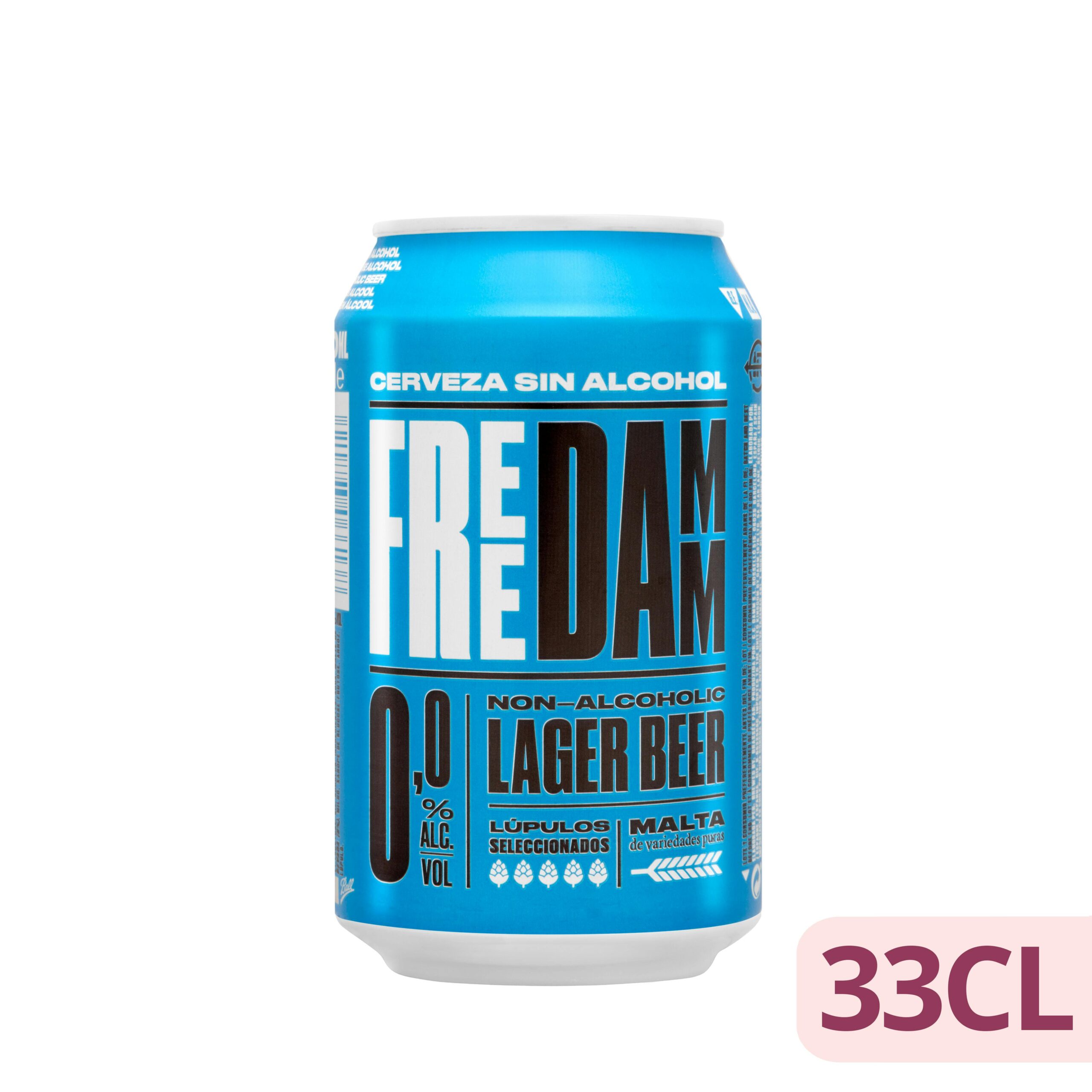Cerveza sin gluten Free Damm 0,0% sin alcohol