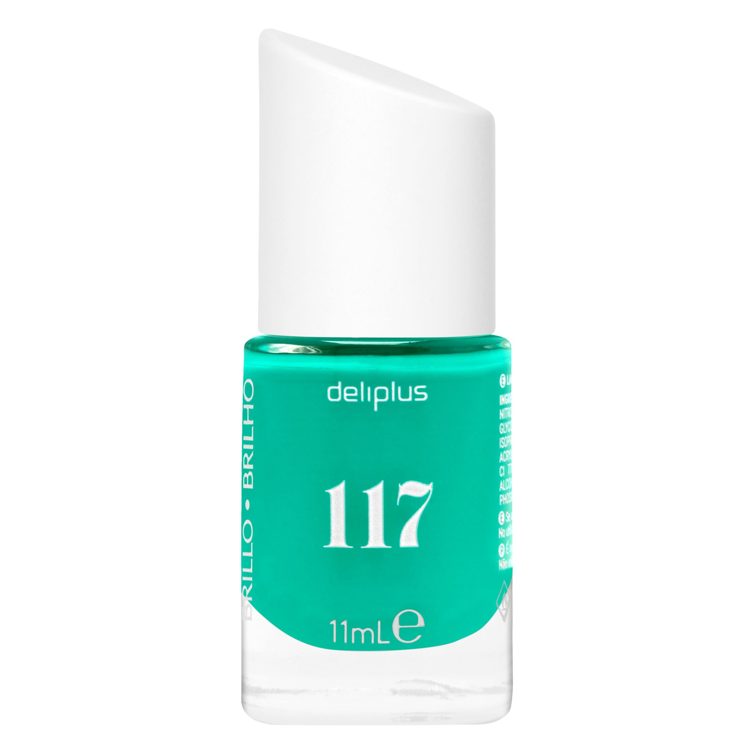 Laca de uñas alto brillo Deliplus 117 esmeralda