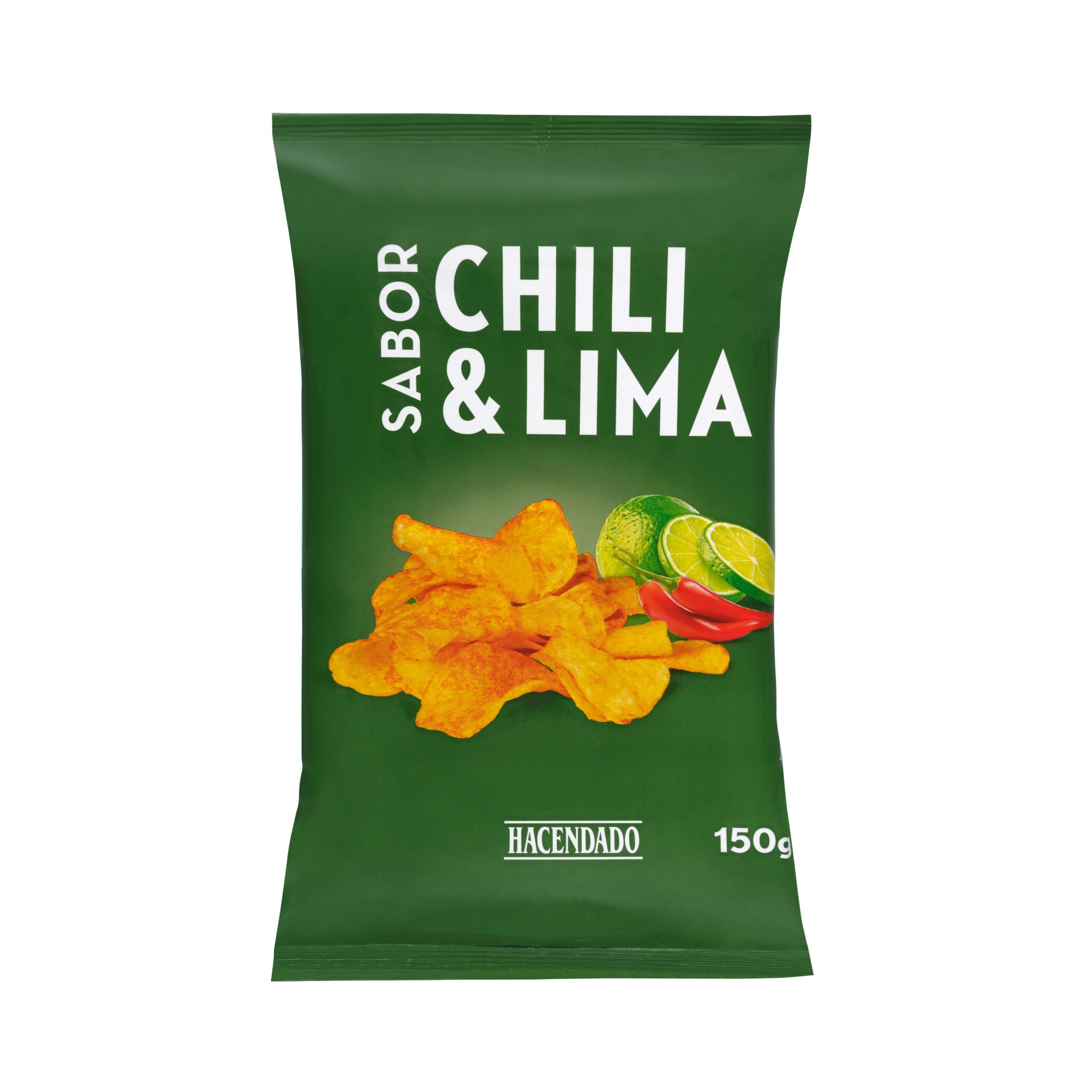Patatas fritas sabor chili y lima
