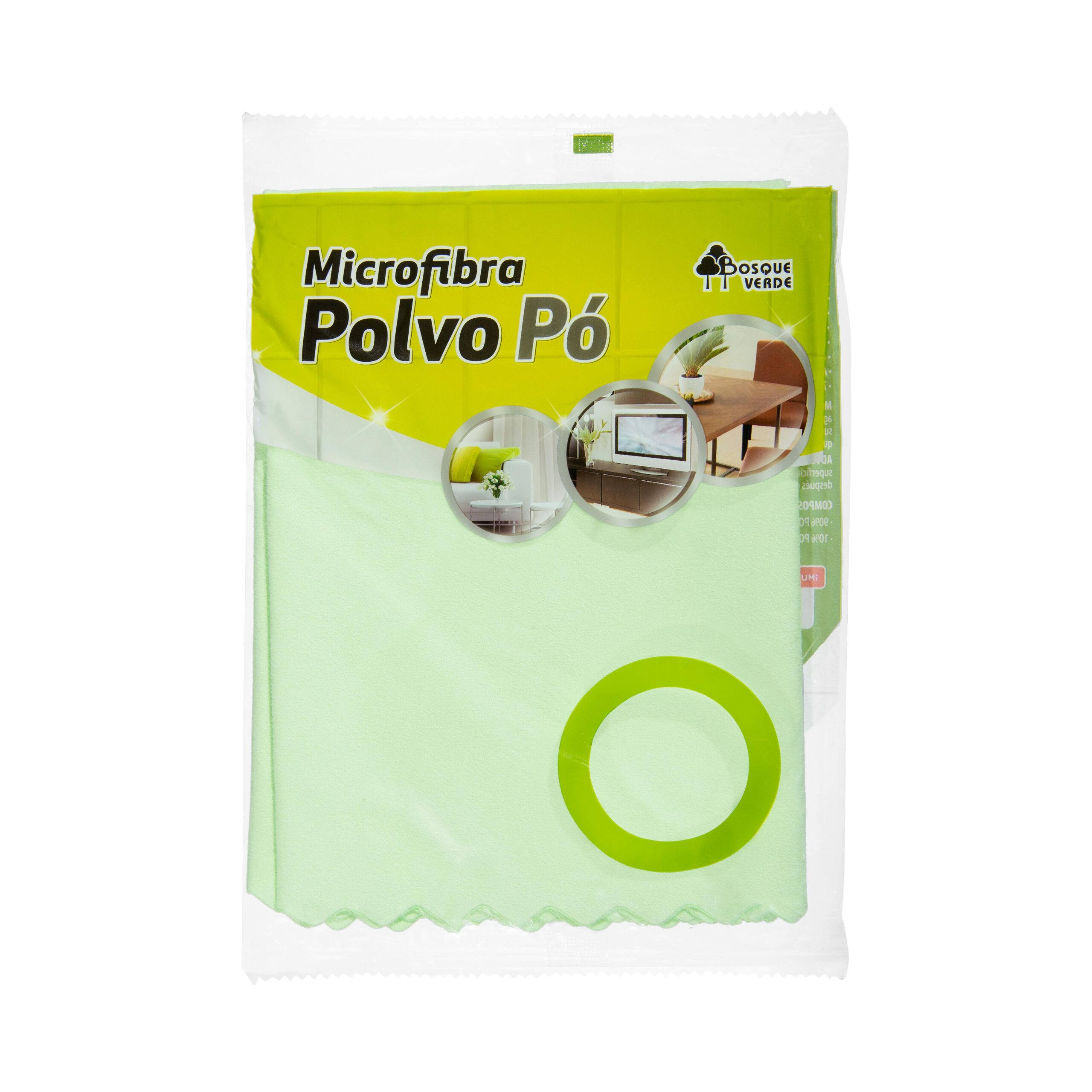 Bayeta polvo Bosque Verde microfibra