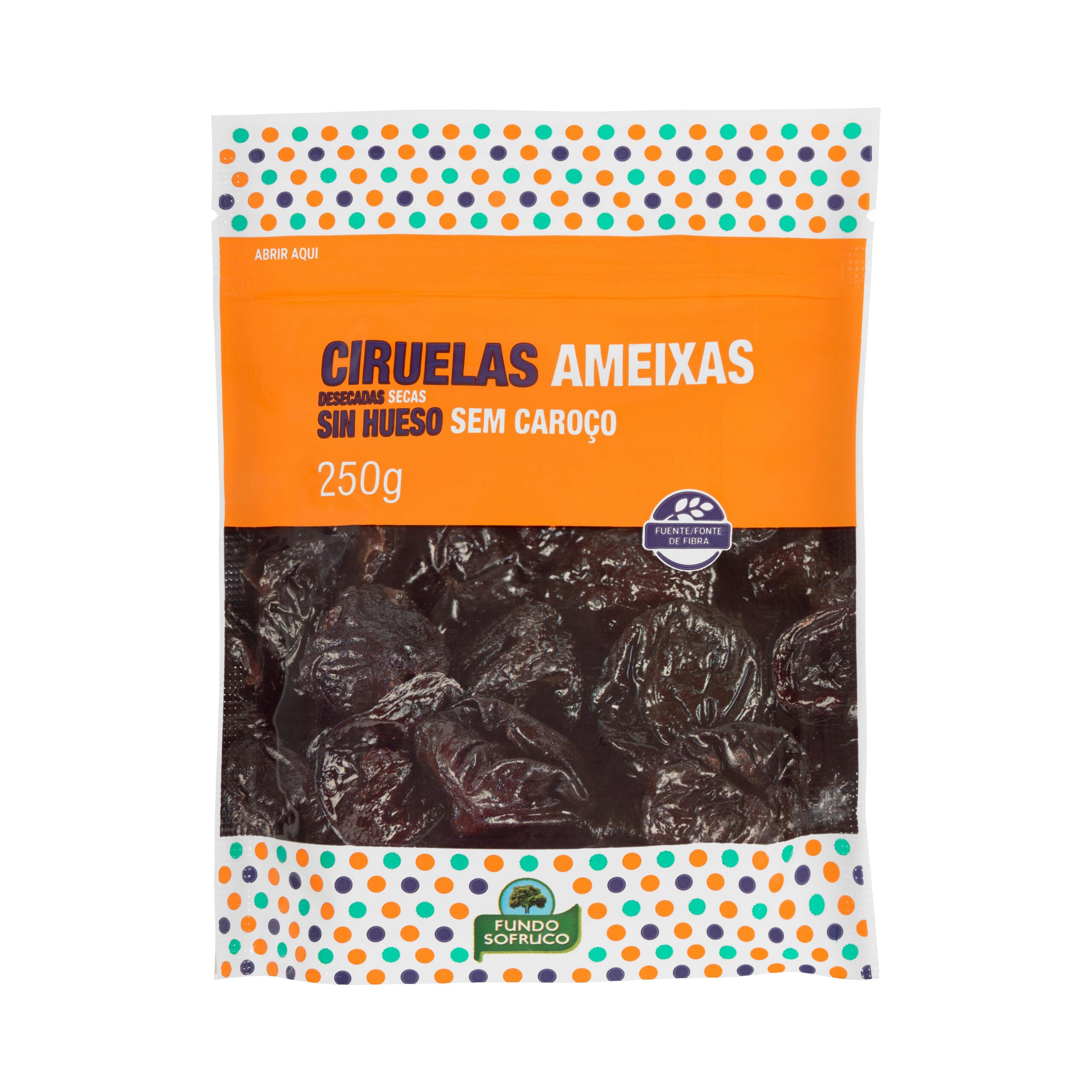 Ciruelas desecadas sin hueso