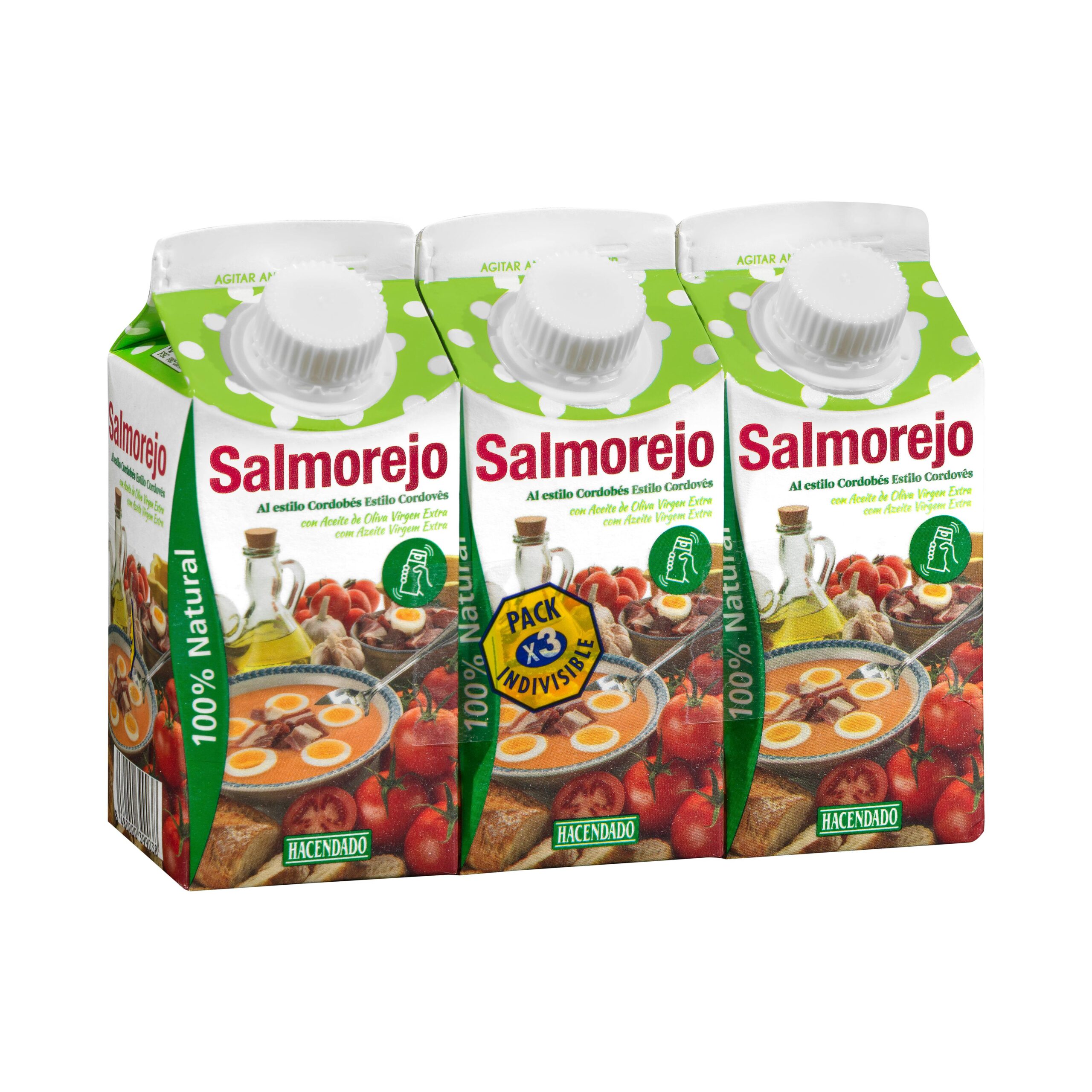 Salmorejo al estilo cordobés Hacendado