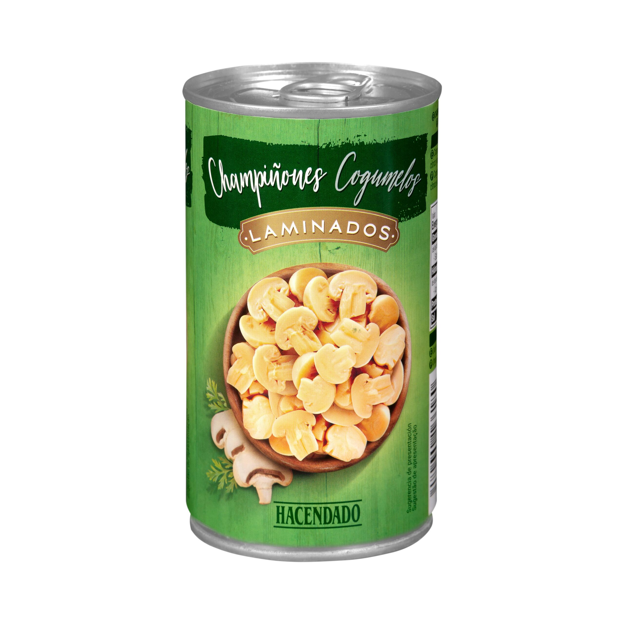 Champiñones laminados Hacendado