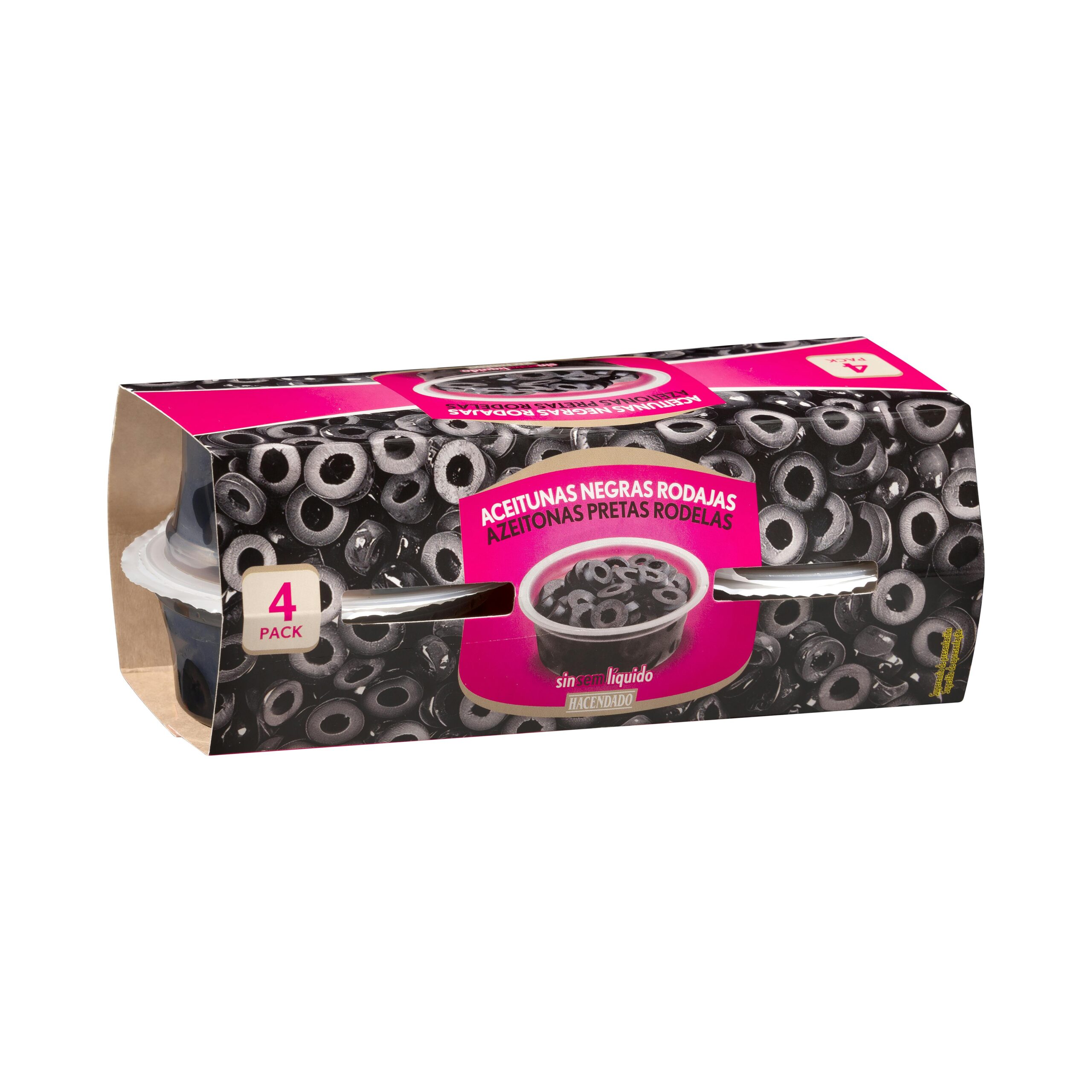 Aceitunas negras en rodajas