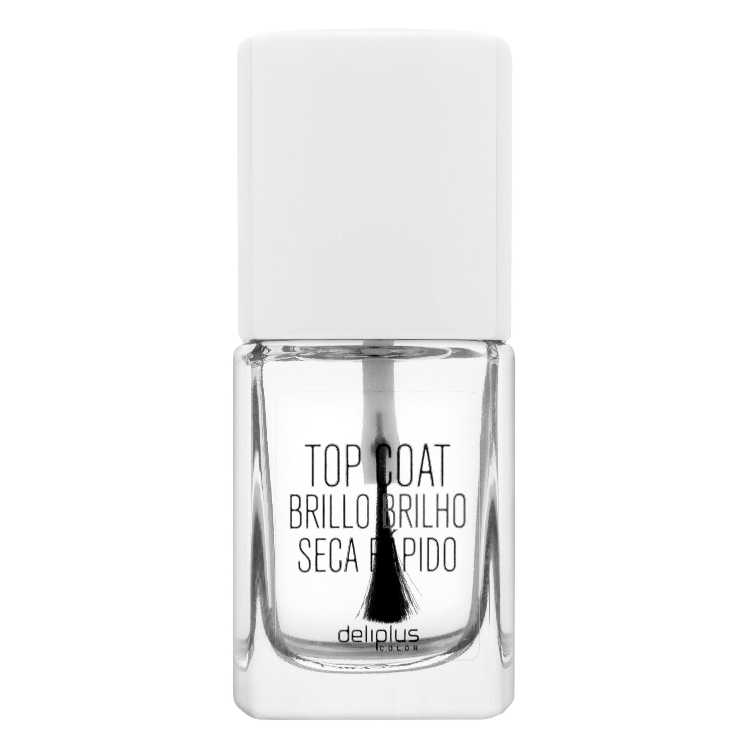Tratamiento para uñas gel brillo top coat Deliplus secado rápido