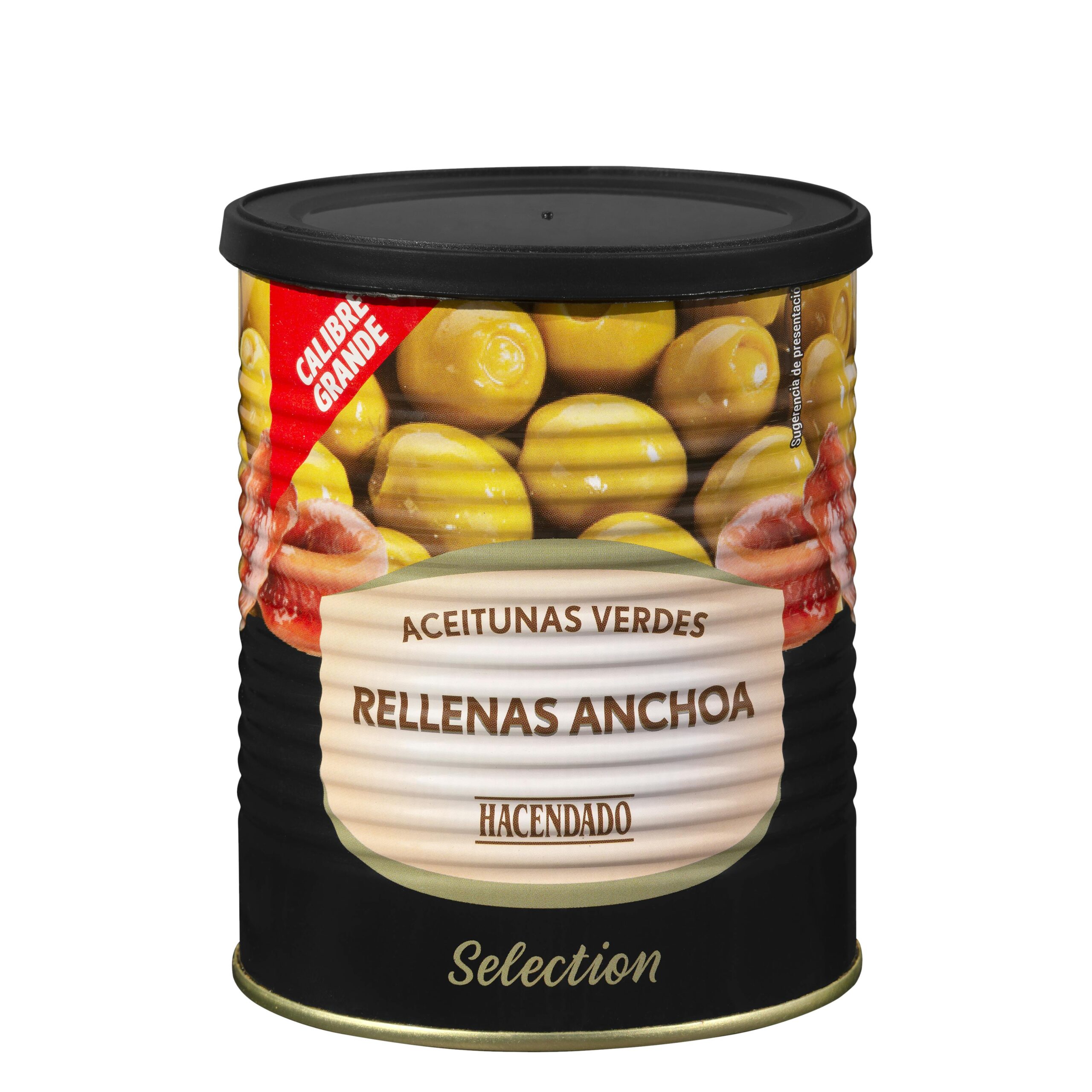 Aceitunas verdes rellenas de anchoa