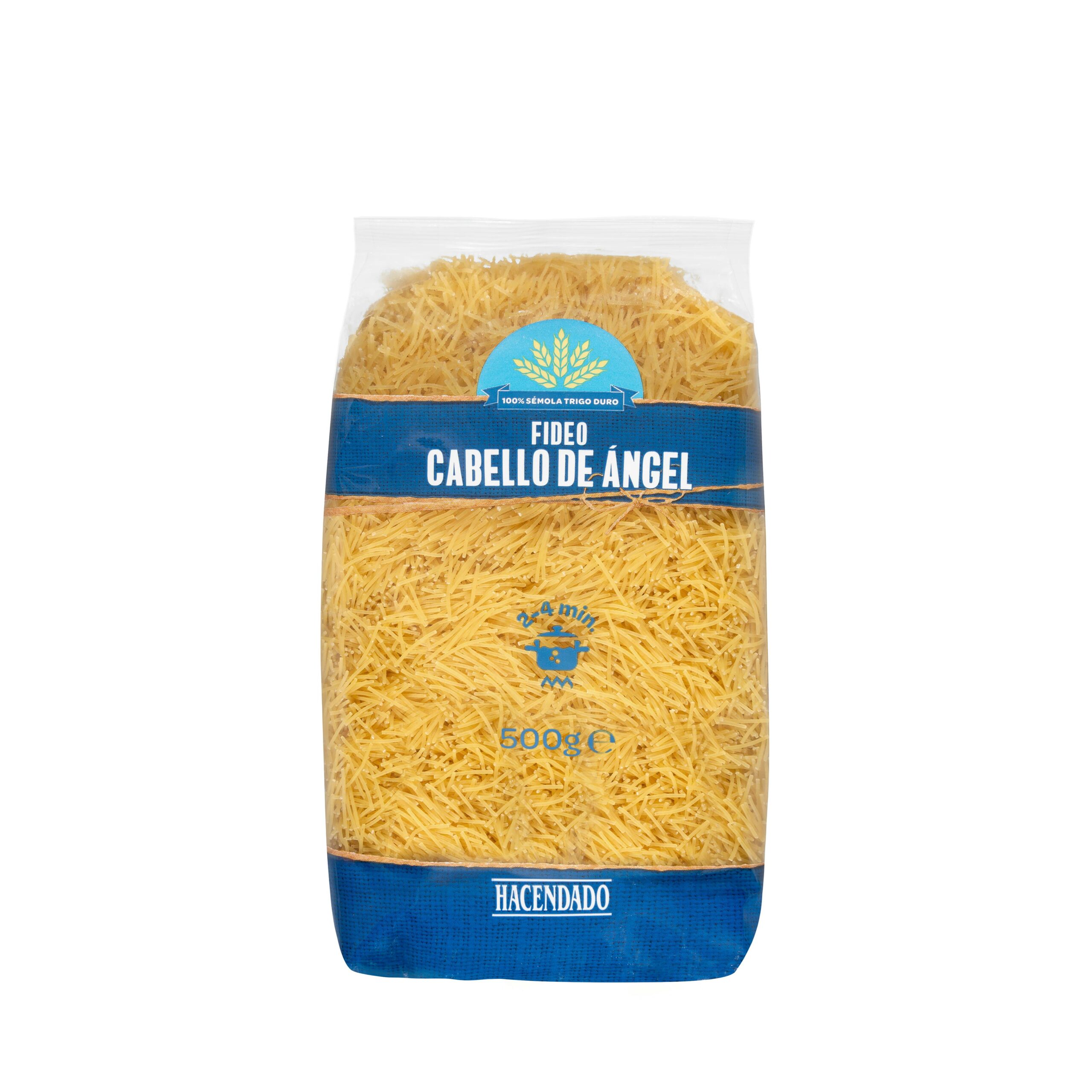 Fideo cabello de ángel Hacendado