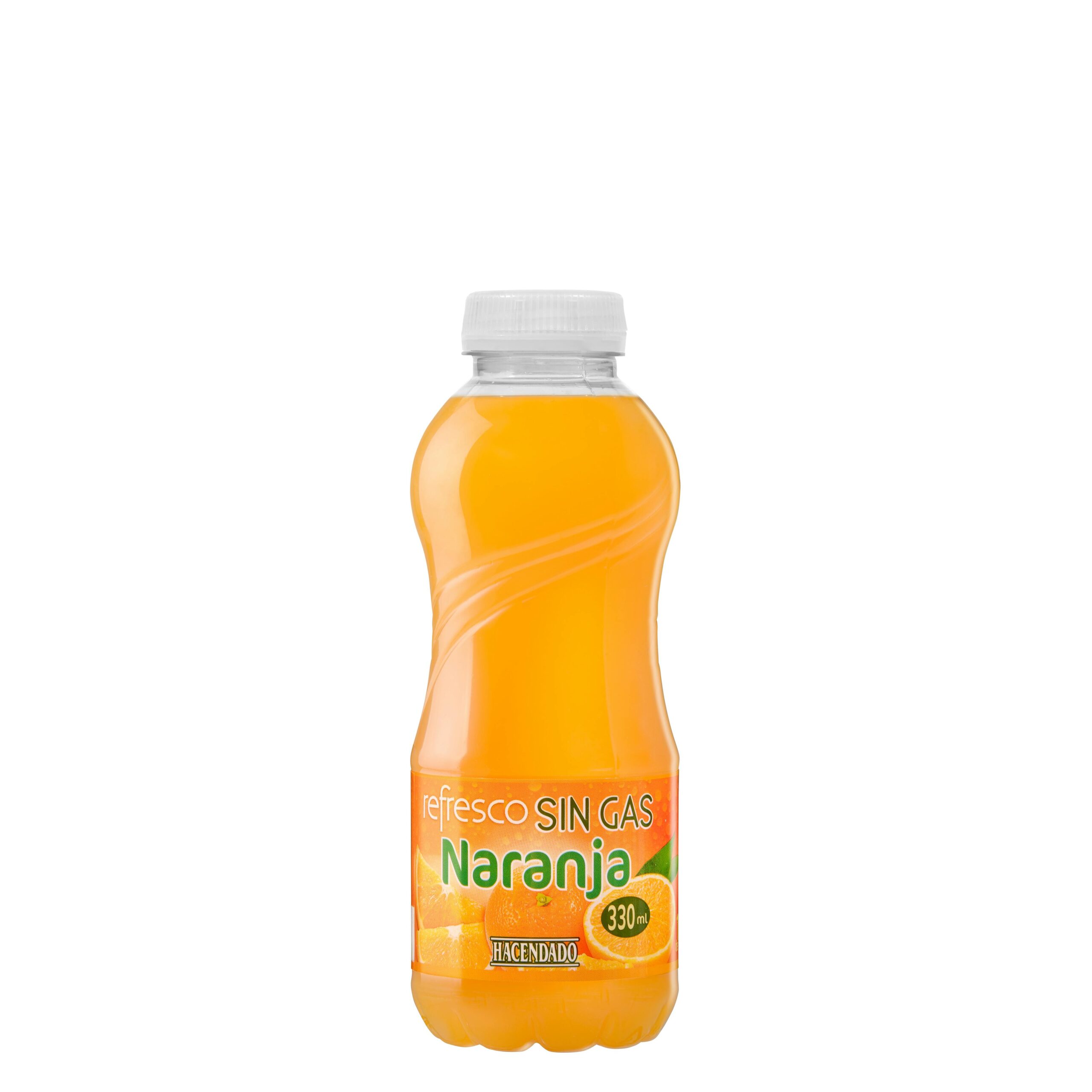 Refresco de naranja sin gas