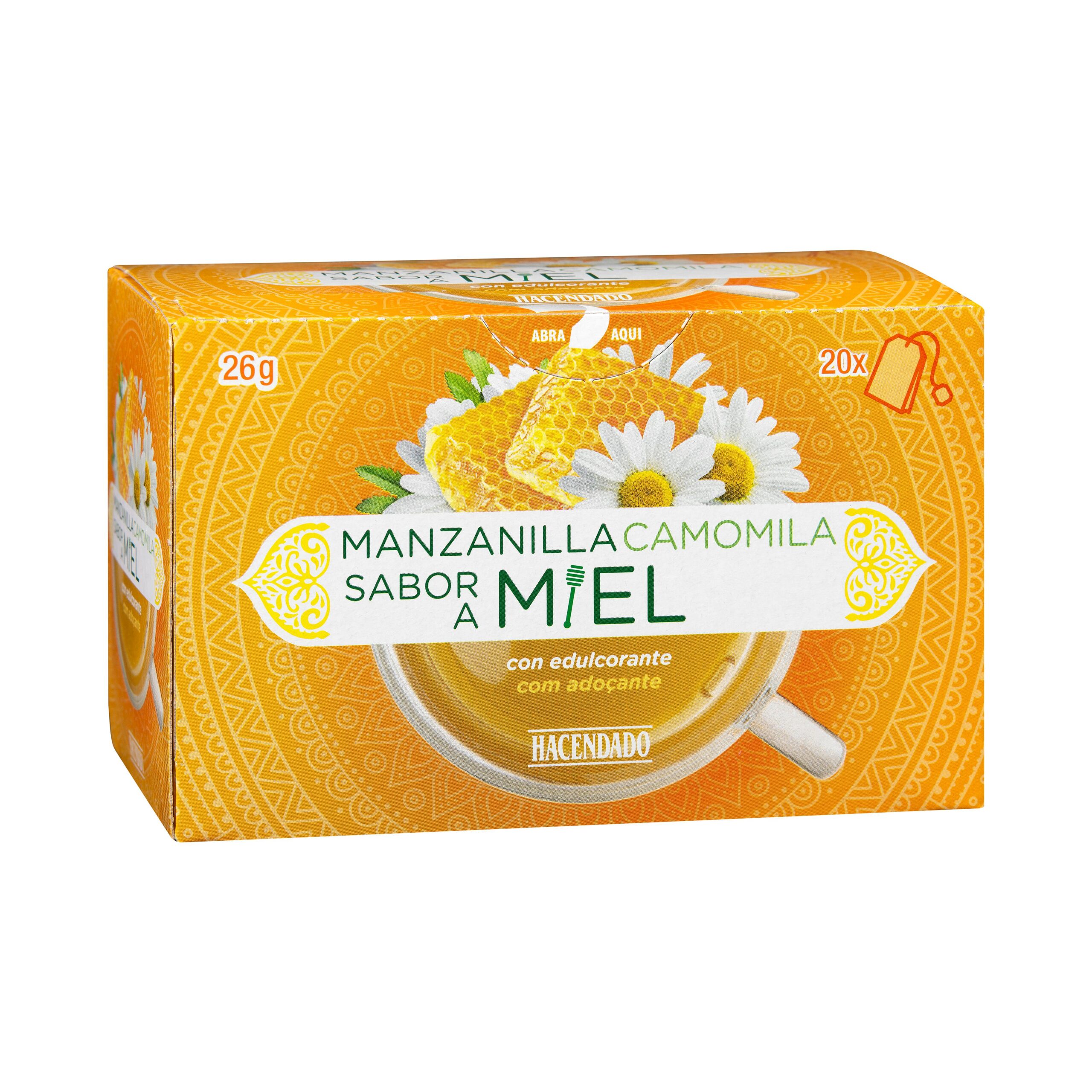 Infusión Manzanilla sabor a miel Hacendado