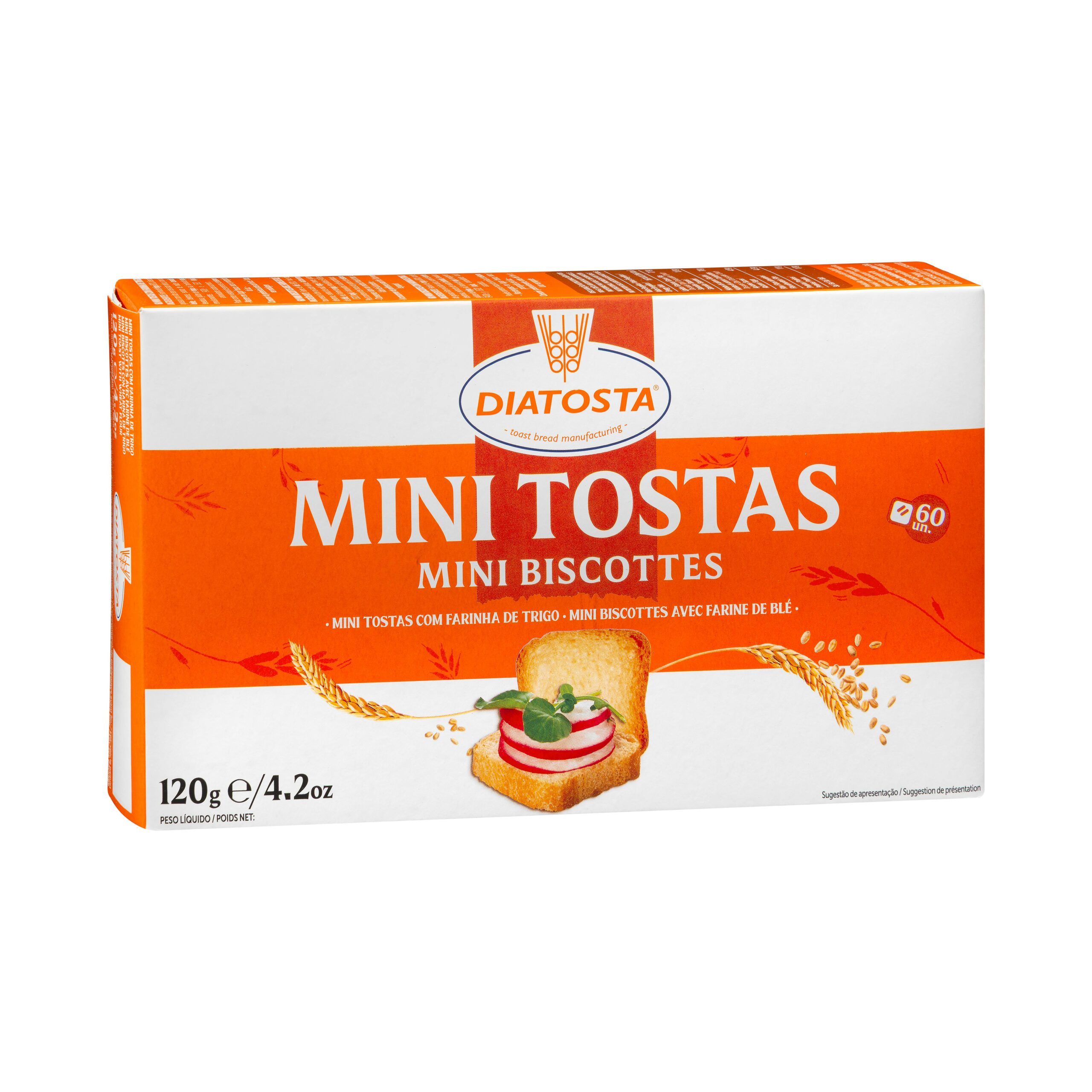 Mini biscotes de trigo Minigrill