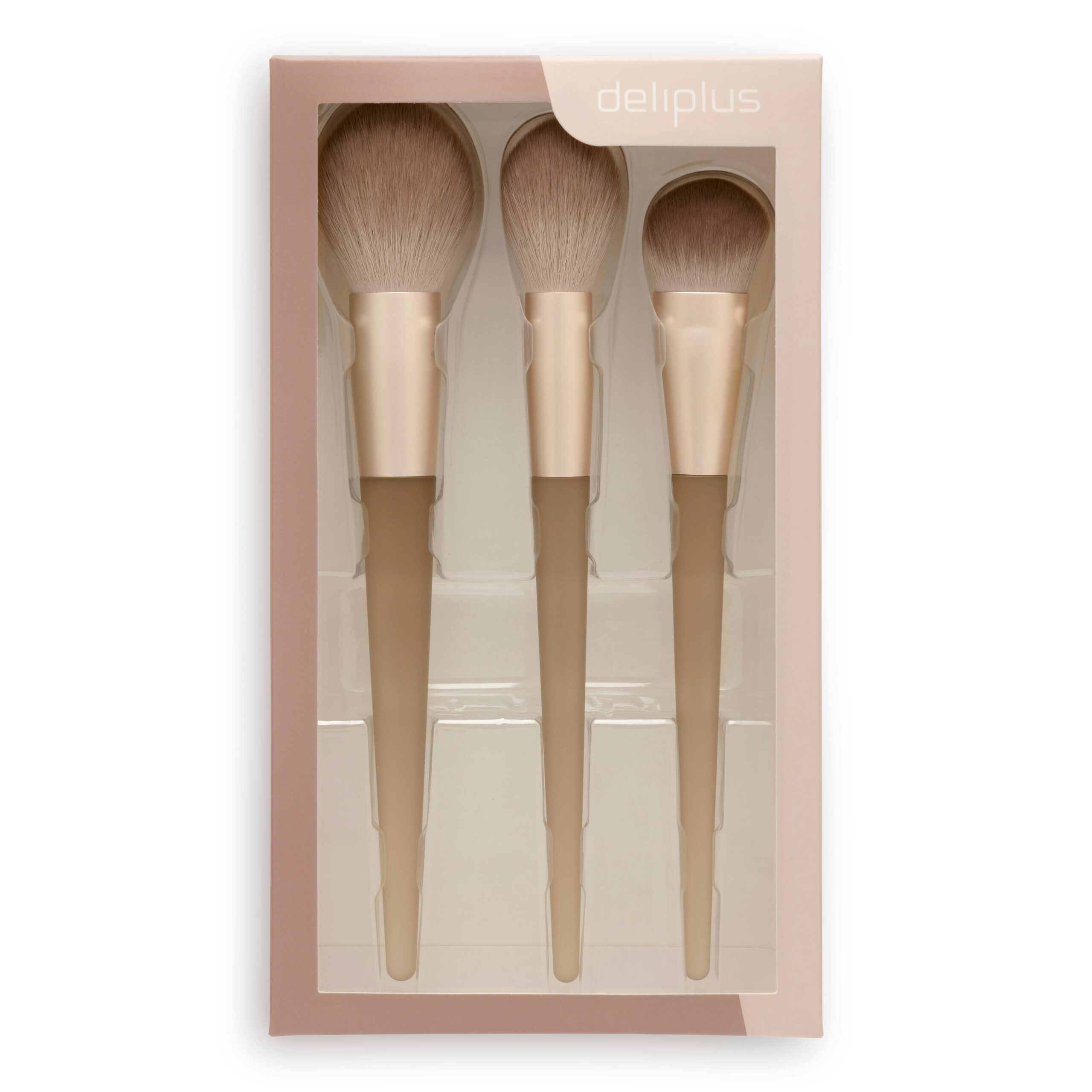 Kit nude de pinceles rostro Deliplus