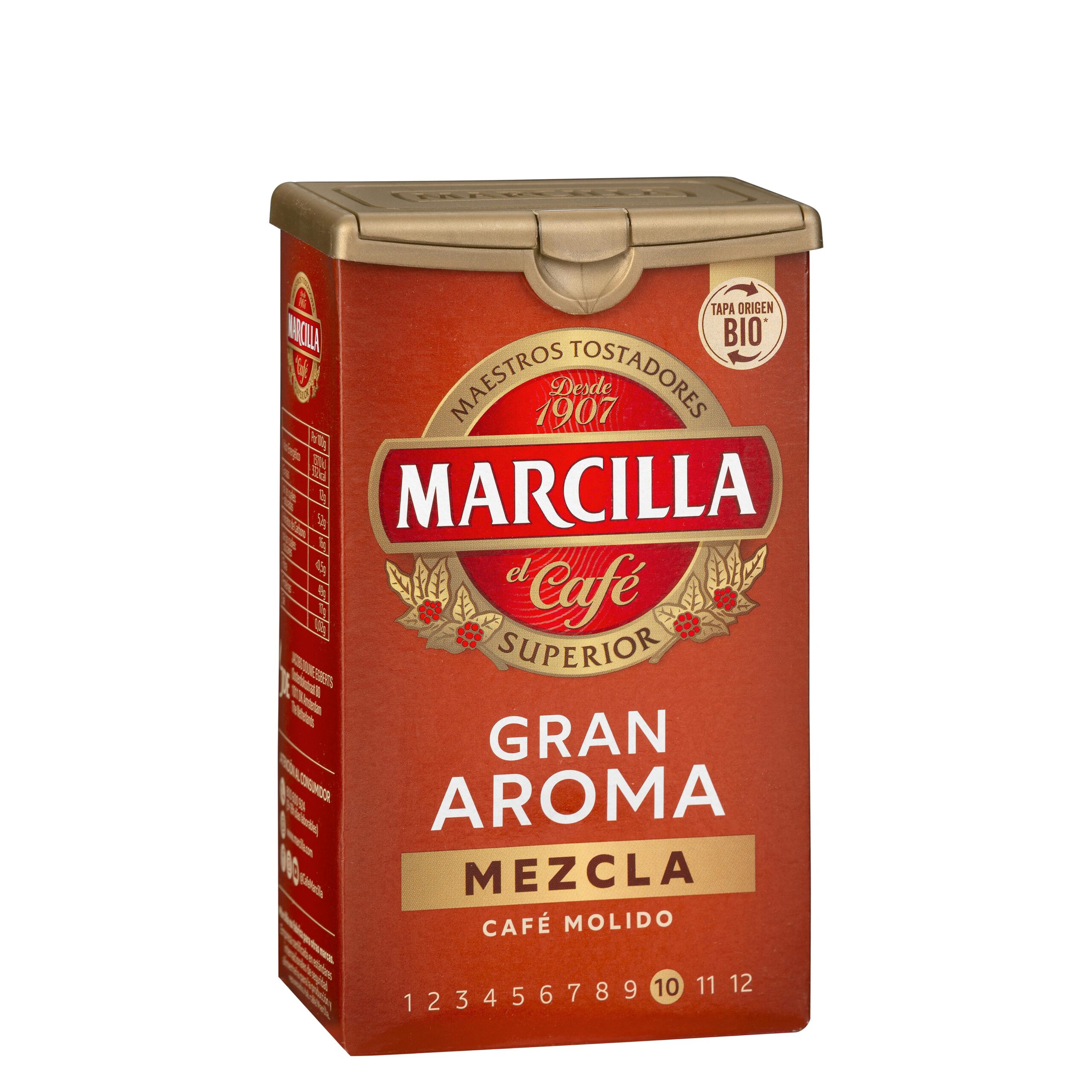 Café molido mezcla Marcilla gran aroma