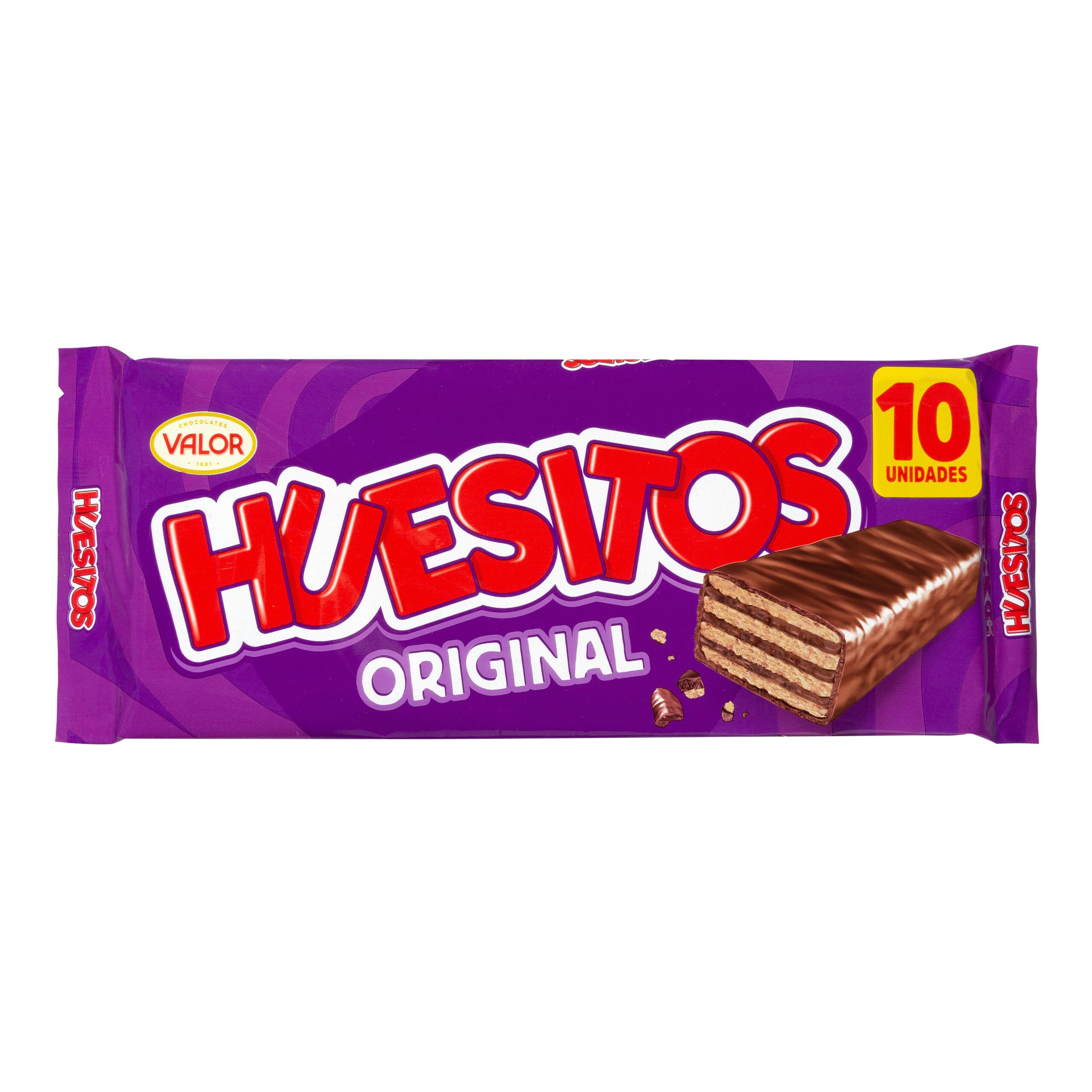 Barritas de barquillo Huesitos bañadas de chocolate con leche
