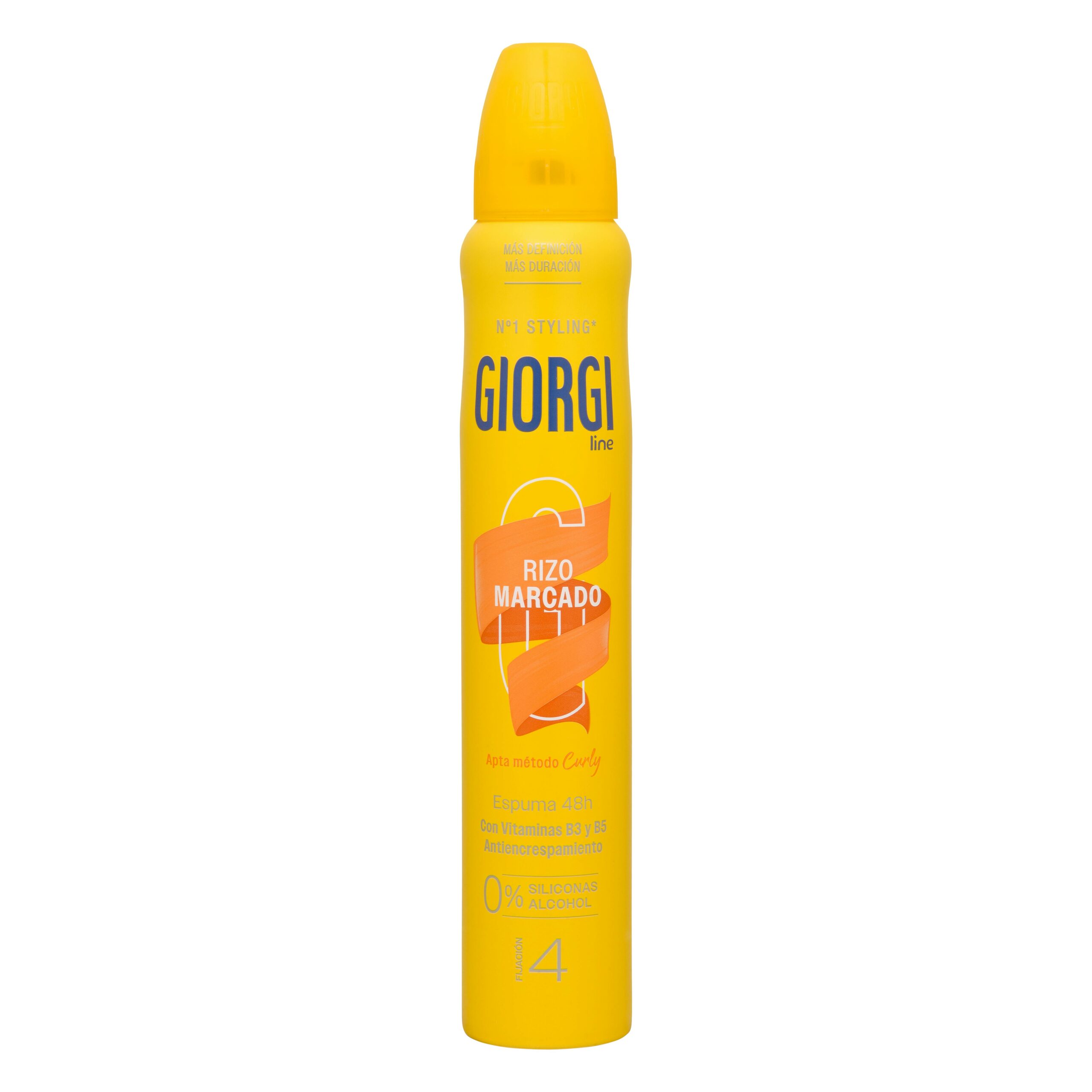 Espuma cabello Rizos Descarados Giorgi fijación 4