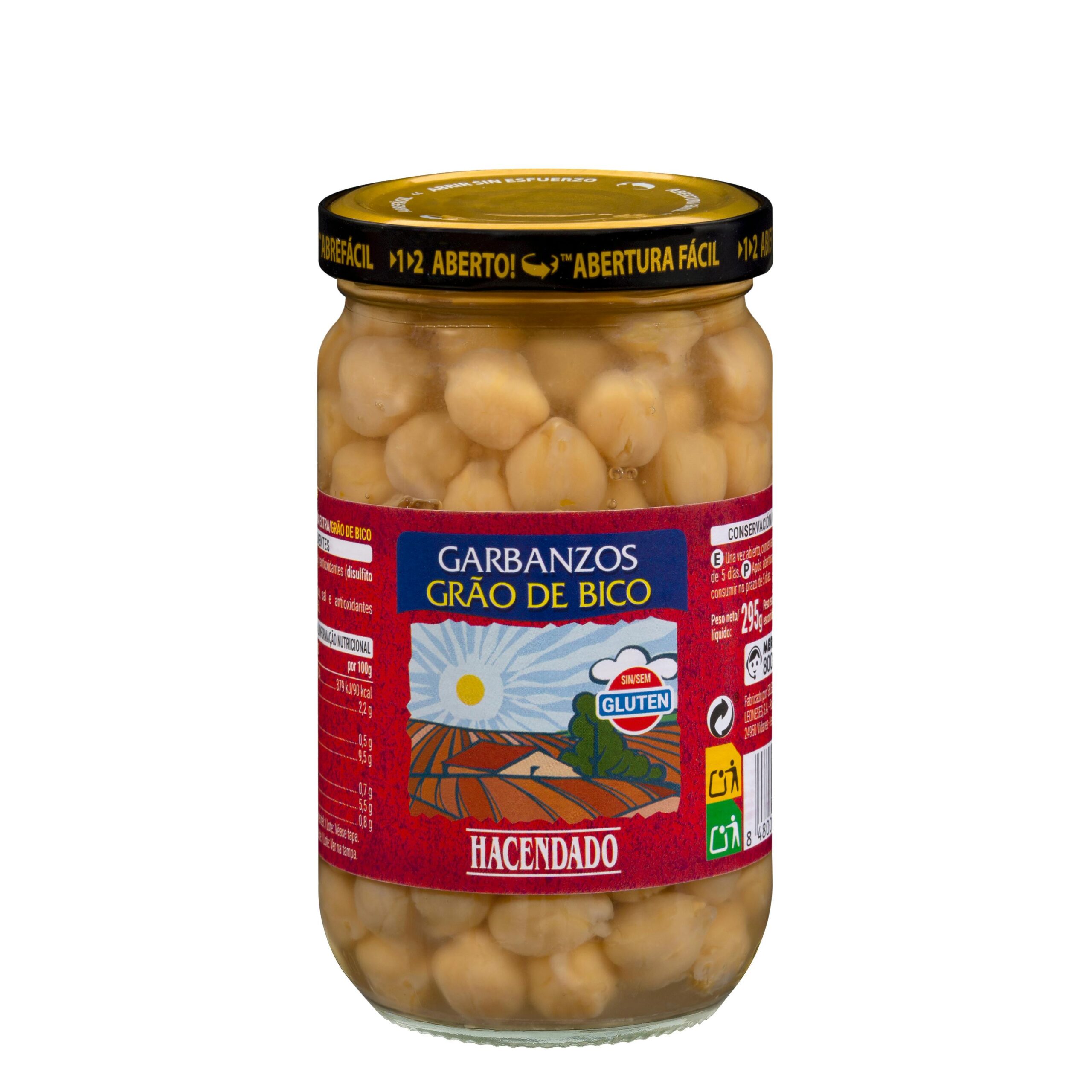 Garbanzo cocido Hacendado