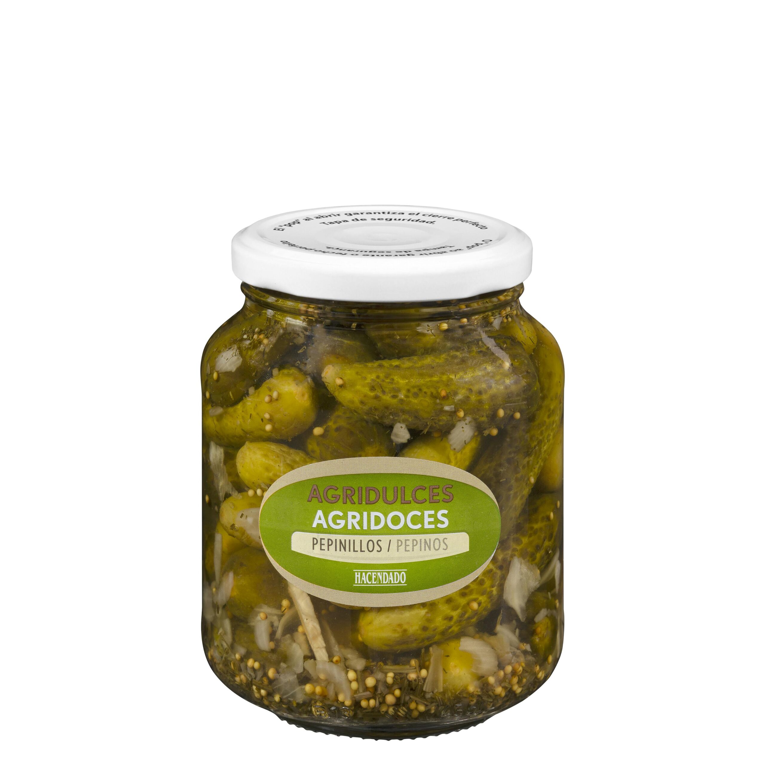 Pepinillos agridulces
