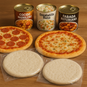 Pizzas y platos preparados