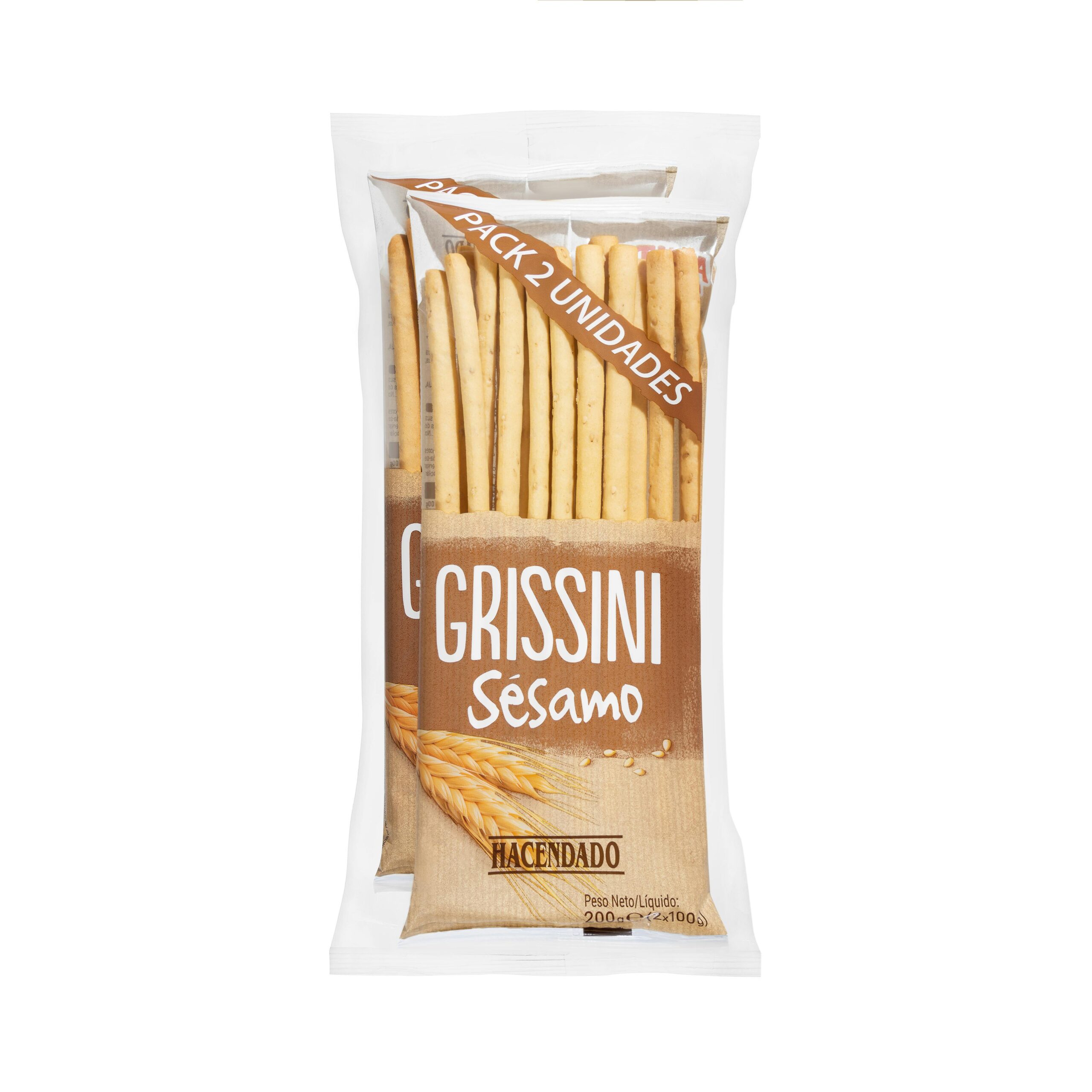 Grissini palitos de pan con sésamo Hacendado