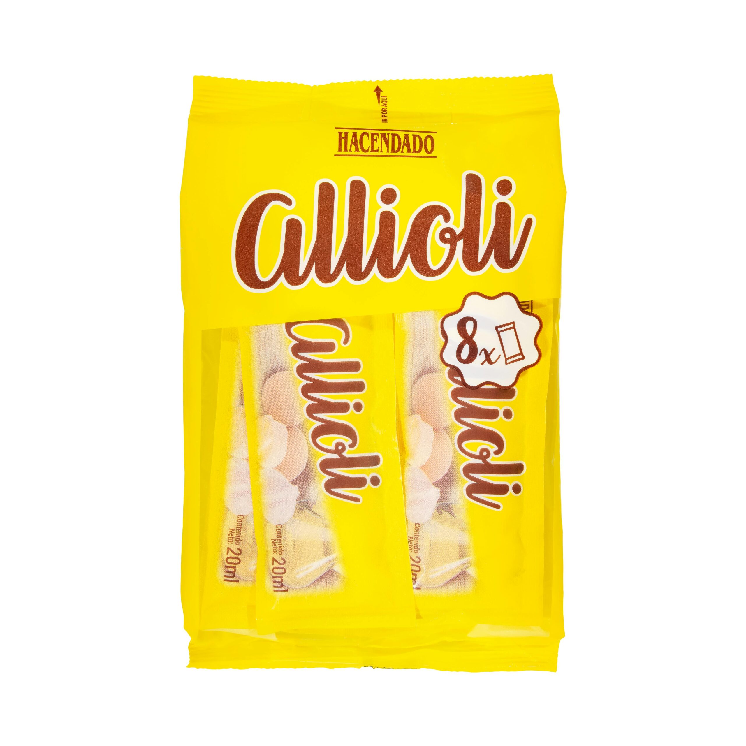 Allioli en sobres individuales Hacendado