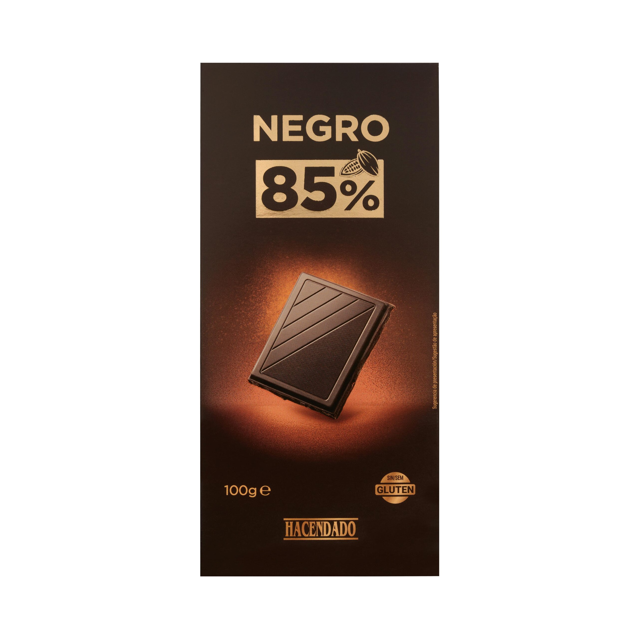 Chocolate negro 85% cacao Hacendado