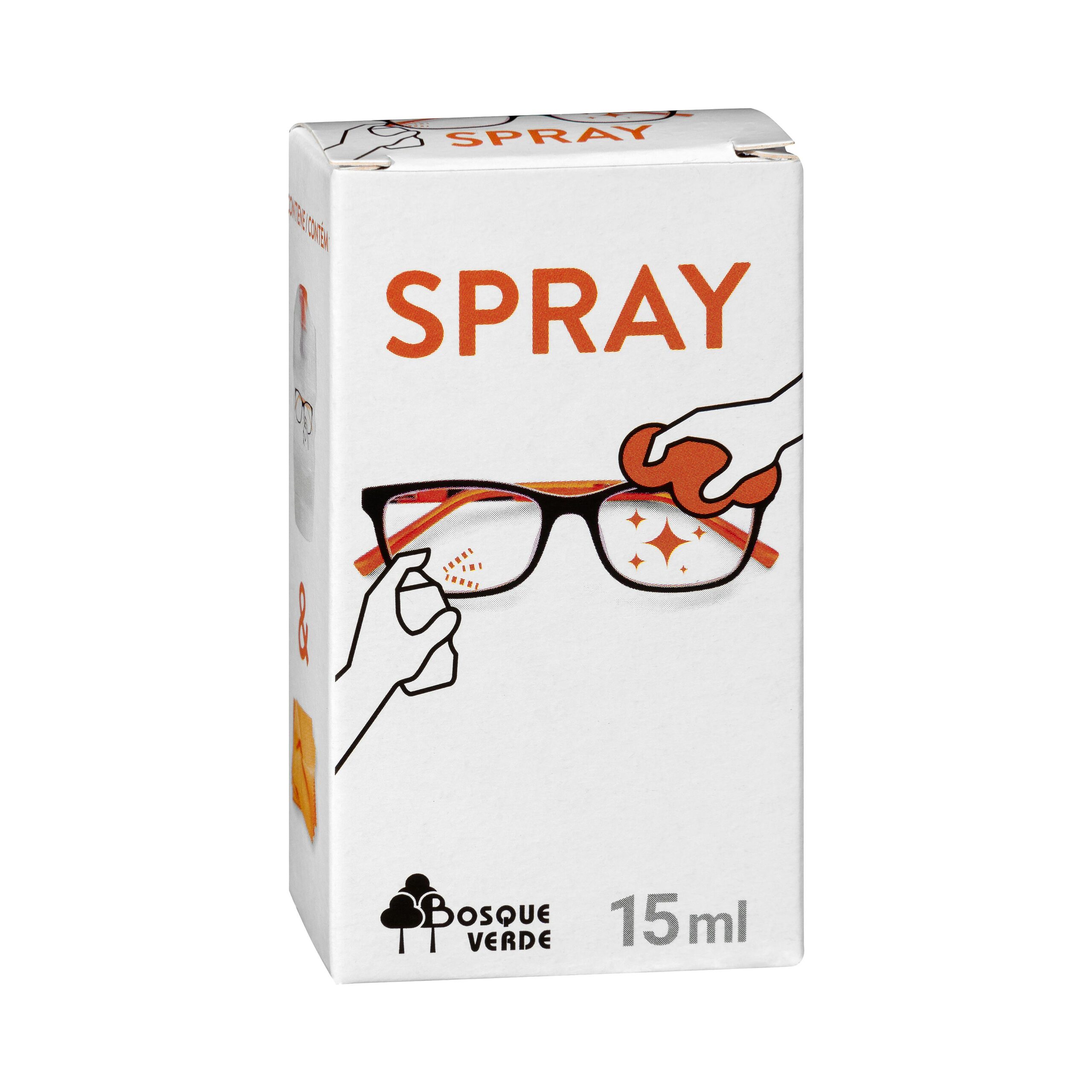 Limpiagafas Spray con gamuza Bosque Verde