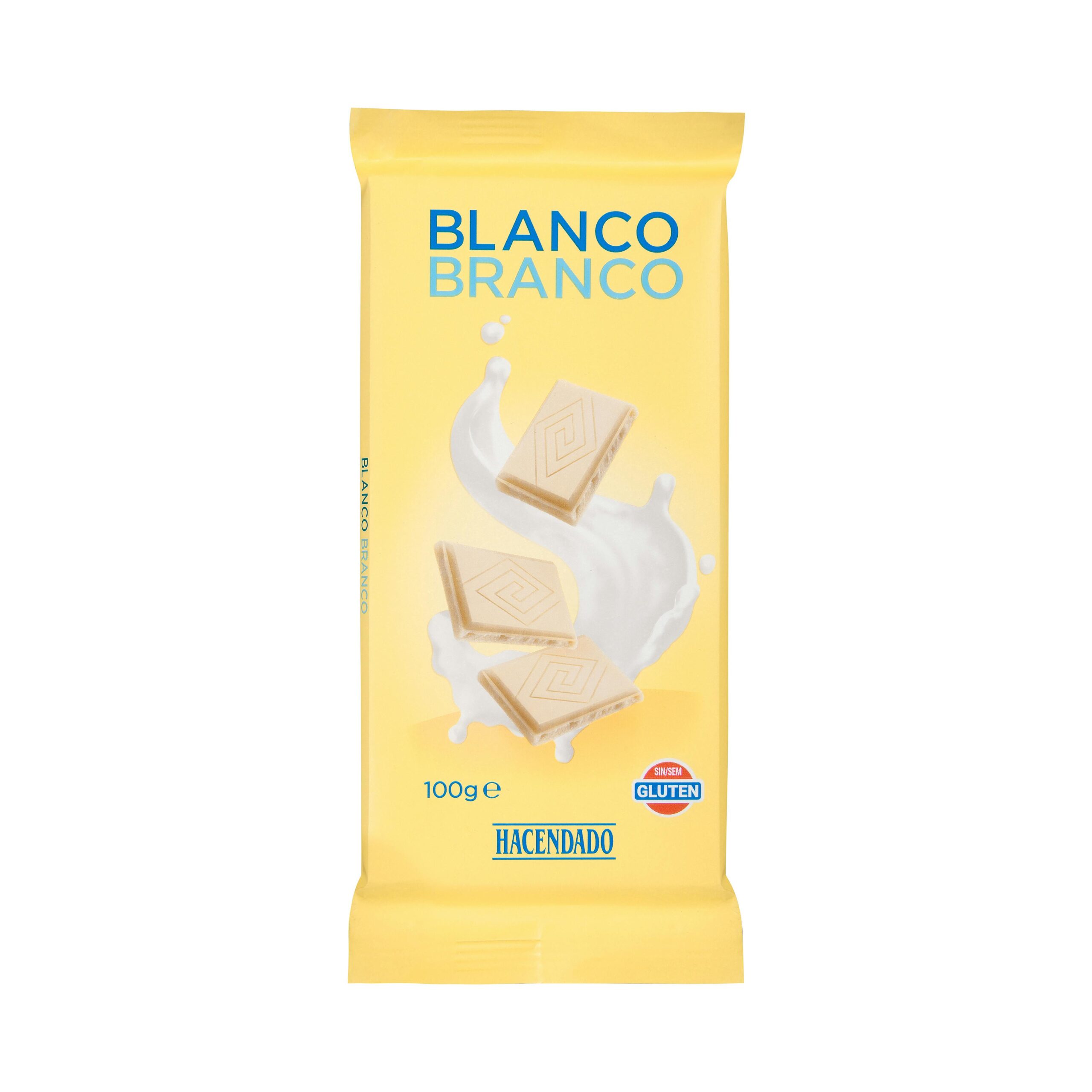 Chocolate blanco Hacendado