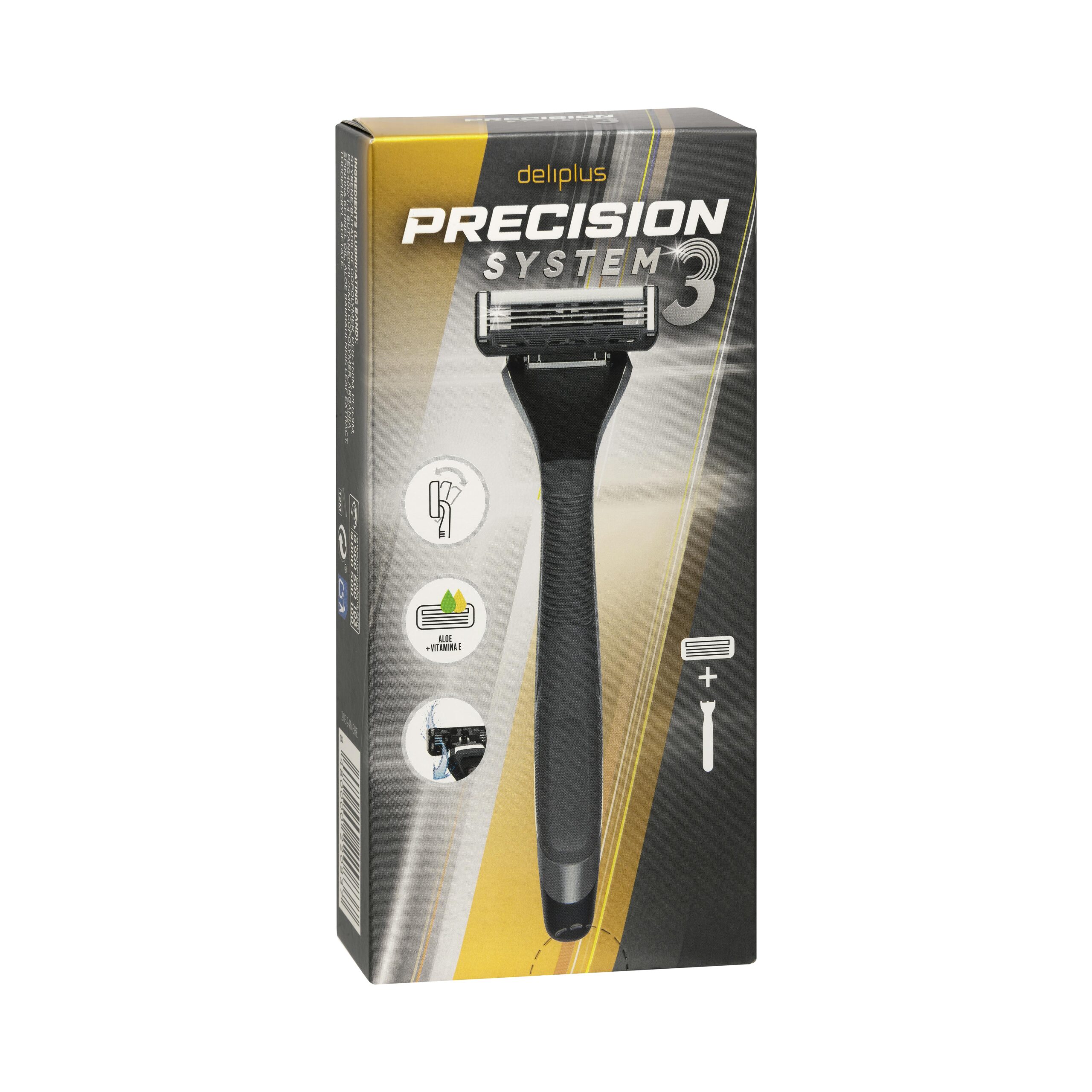 Maquinilla de afeitar recargable Deliplus Precision System 3 hojas