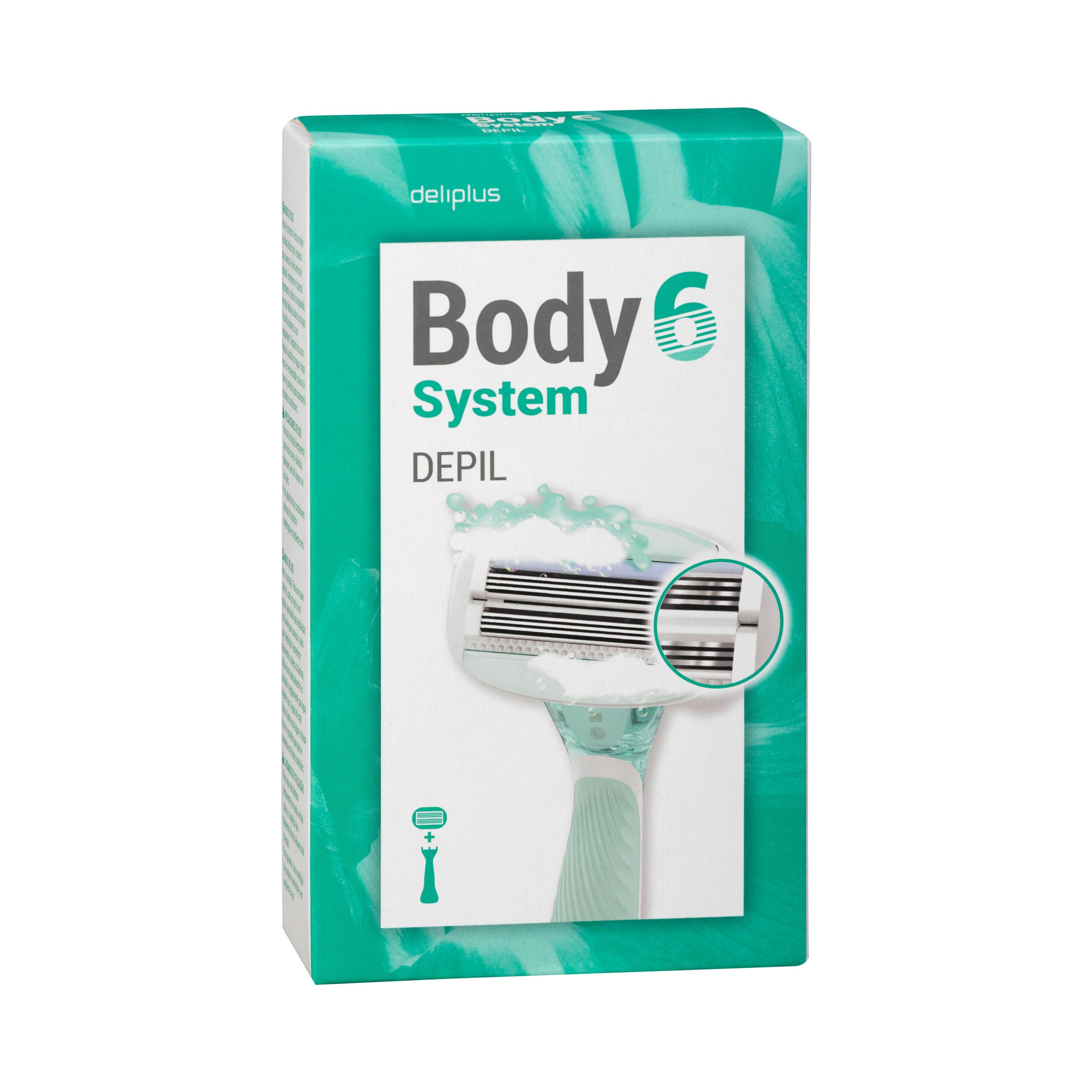 Maquinilla depilación recargable Deliplus Body System 6 hojas
