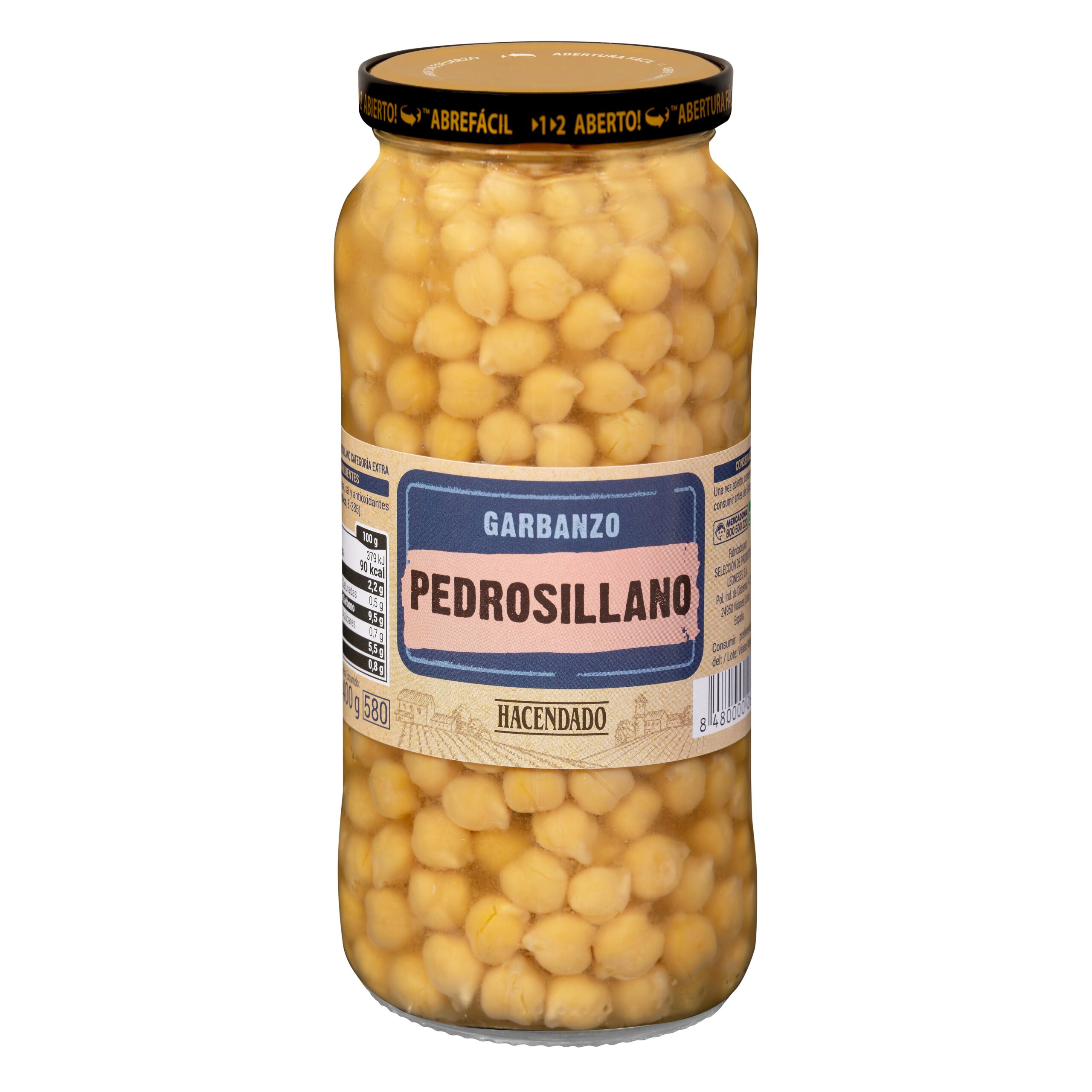 Garbanzo cocido Pedrosillano Hacendado