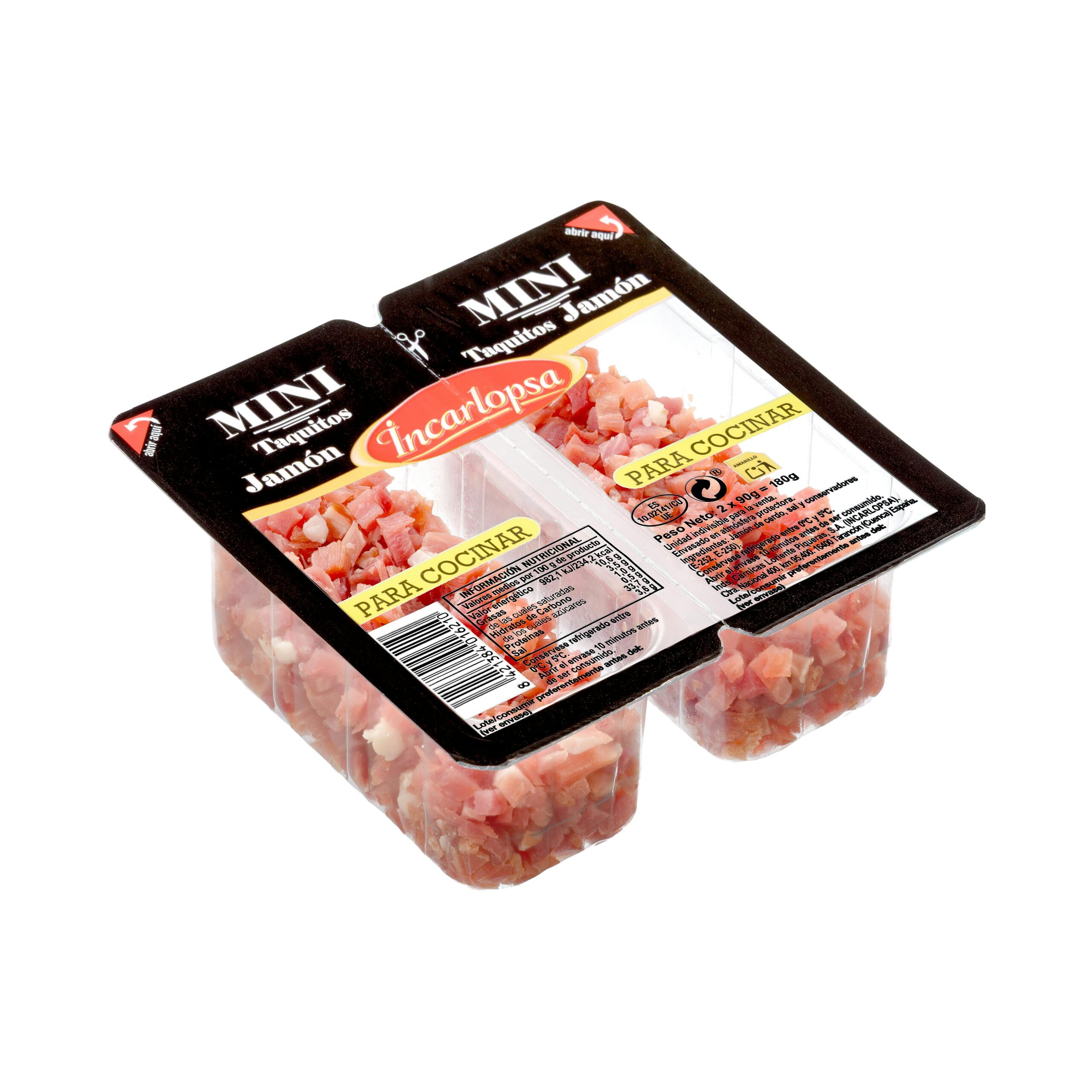 Mini taquitos de jamón Incarlopsa