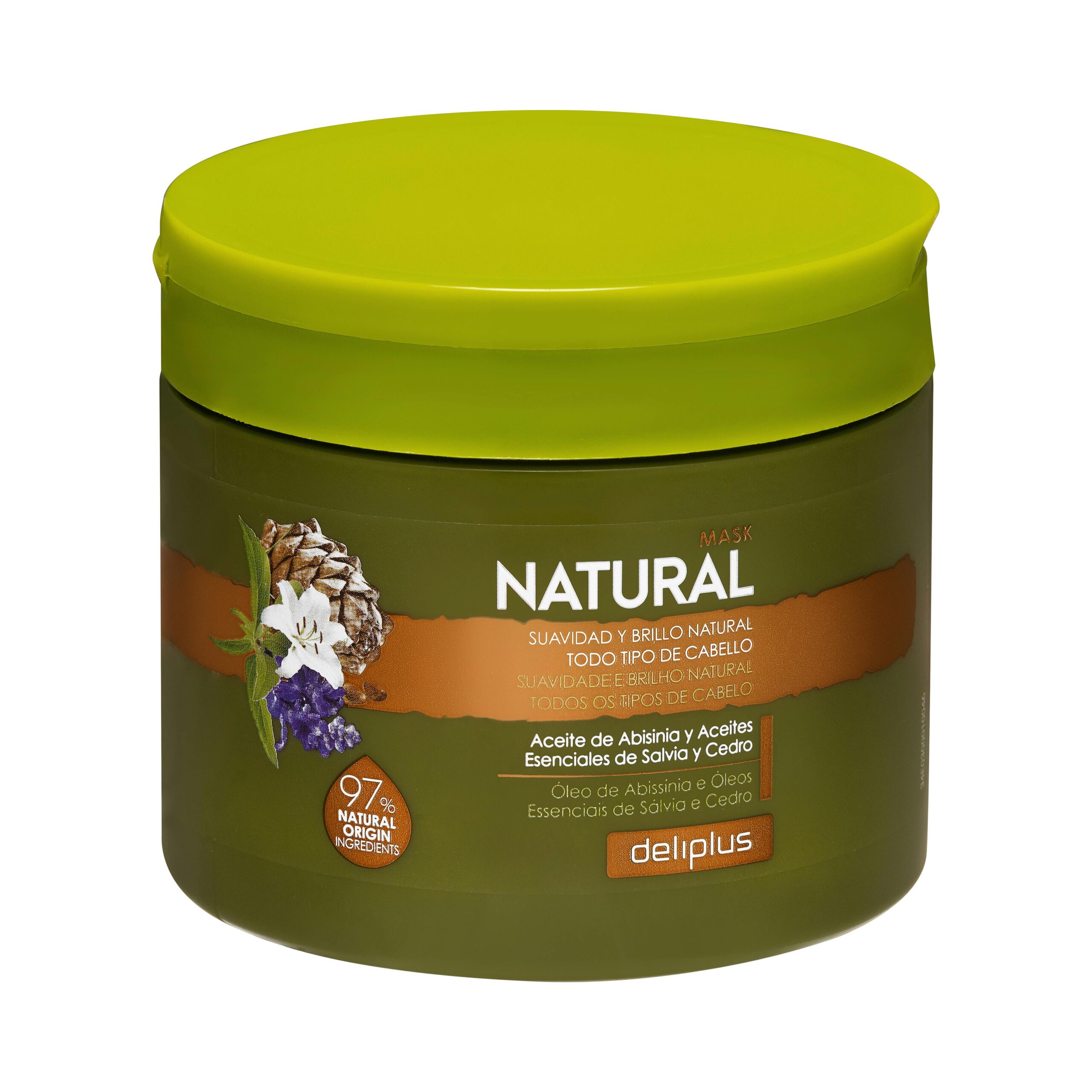 Mascarilla Natural Deliplus todo tipo de cabello