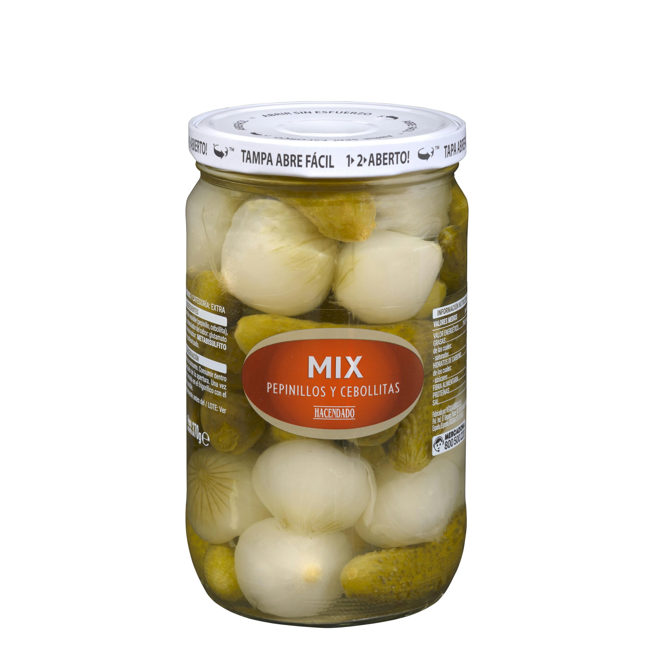 Mix de pepinillos y cebollitas