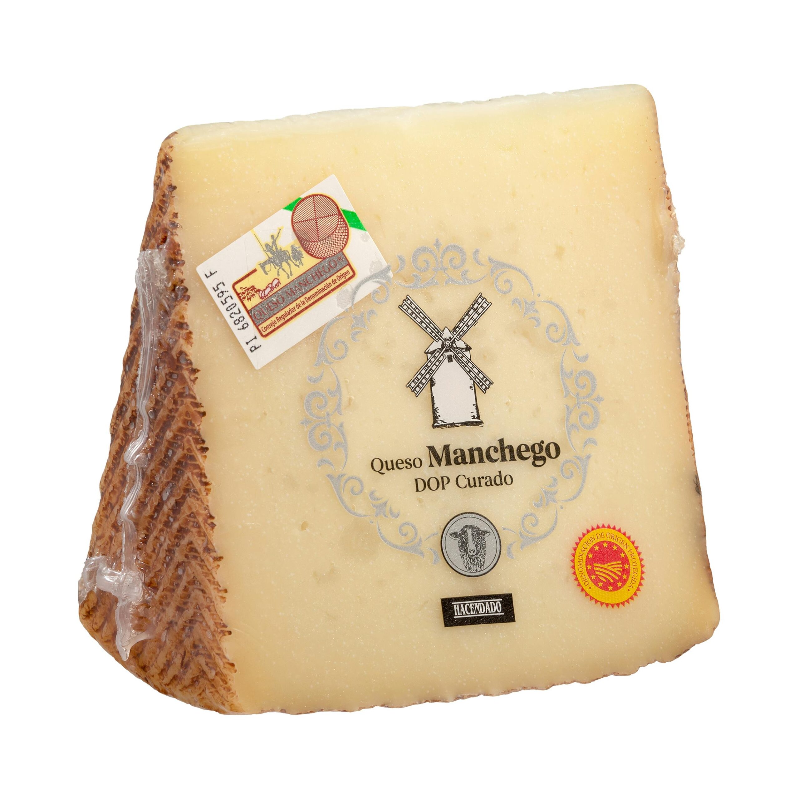 Queso curado DOP manchego de oveja Hacendado