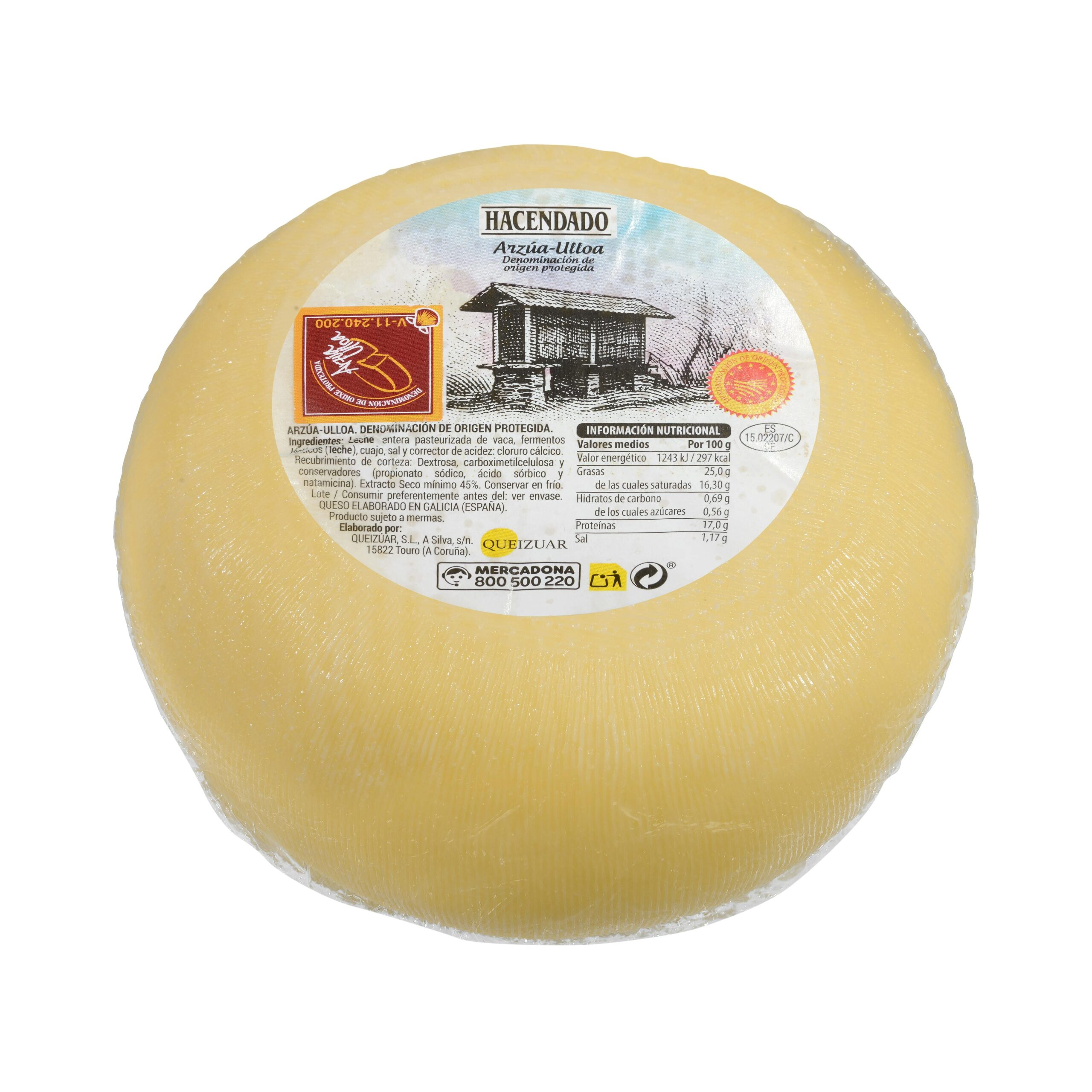 Queso Arzúa-Ulloa de vaca Punteiro