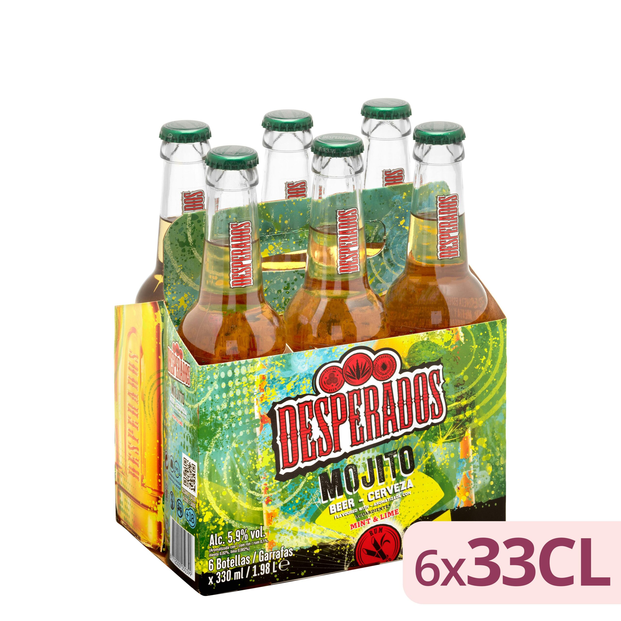 Cerveza con sabor a tequila y mojito Desperados