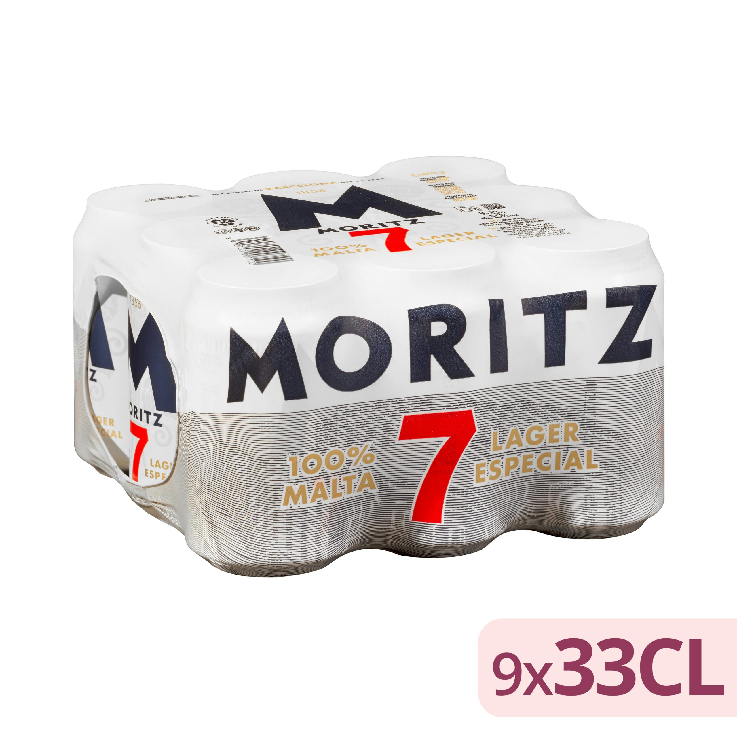 Cerveza 100% malta Moritz 7