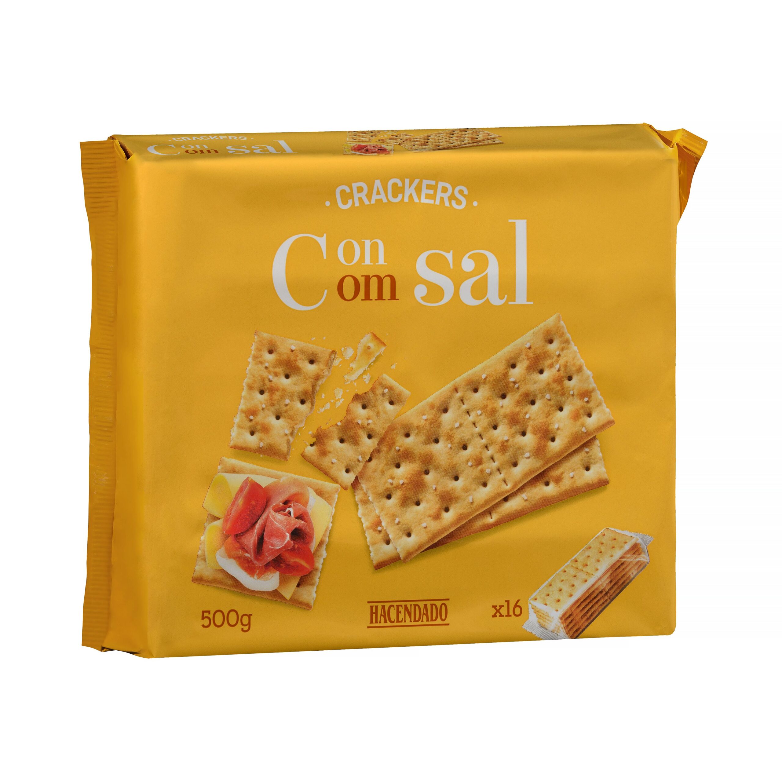 Crackers con sal Hacendado