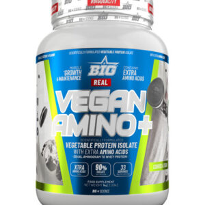 REAL VEGAN AMINO PLUS - Cookies & Cream 1KG