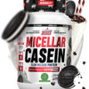 MICELLAR CASEIN WITH TOPPINGS - Cookies & Cream with Blackmax Cookies 1KG