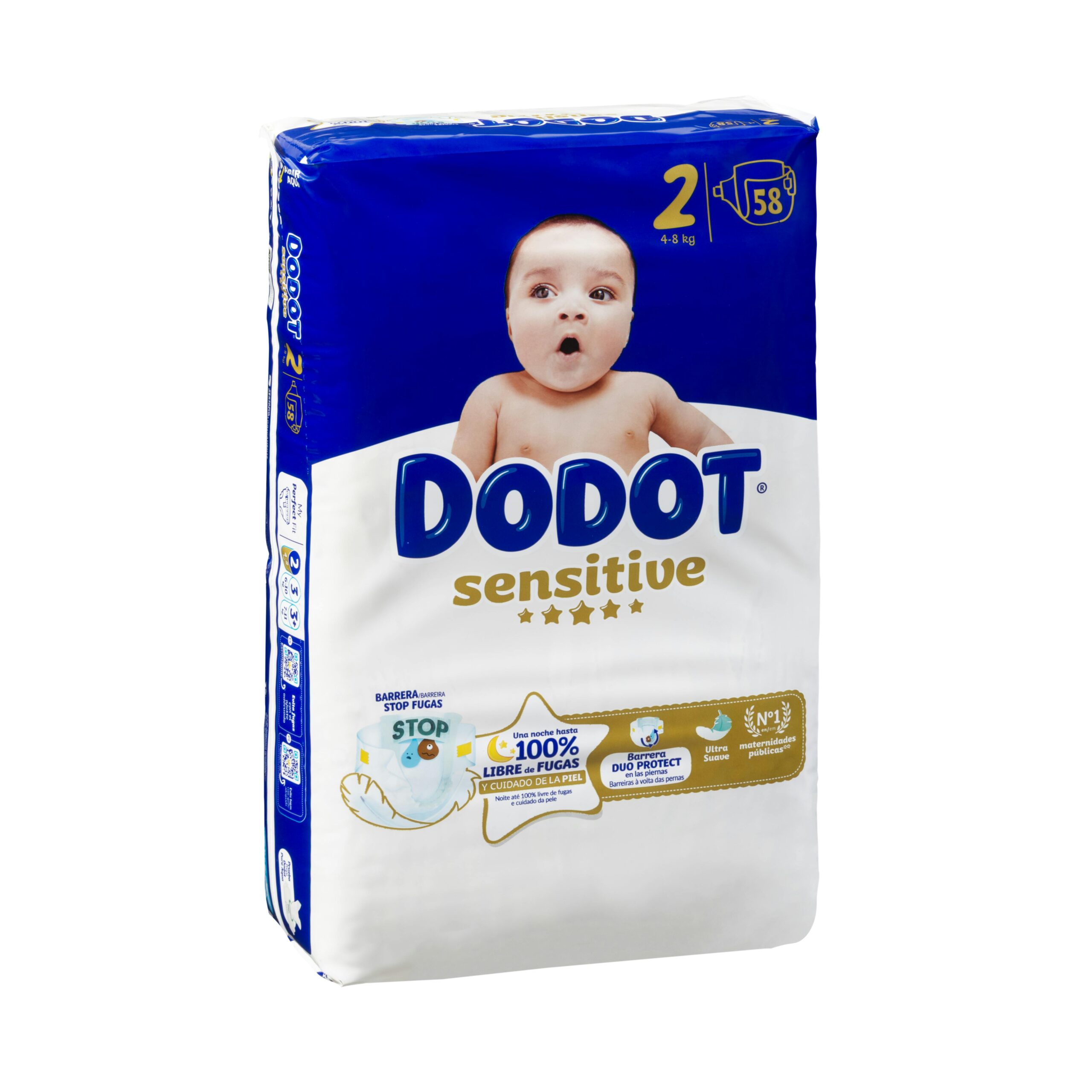 Pañales bebé talla 2 de 4-8 kg Dodot