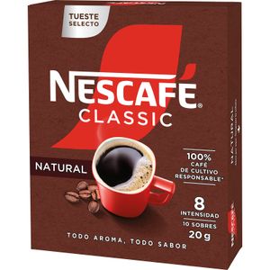 Café Soluble Natural 10 Sobres 20 Gr NESCAFE (NESCAFE)