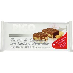 Turrón Chocolate con Almendras sin Azúcar