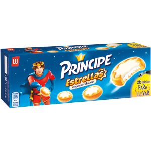 Galletas Principe Estrella con Chocolate Blanco