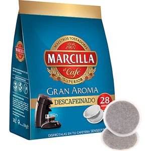 Café Senseo Descafeinado Monodosis 28 U MARCILLA (MARCILLA)